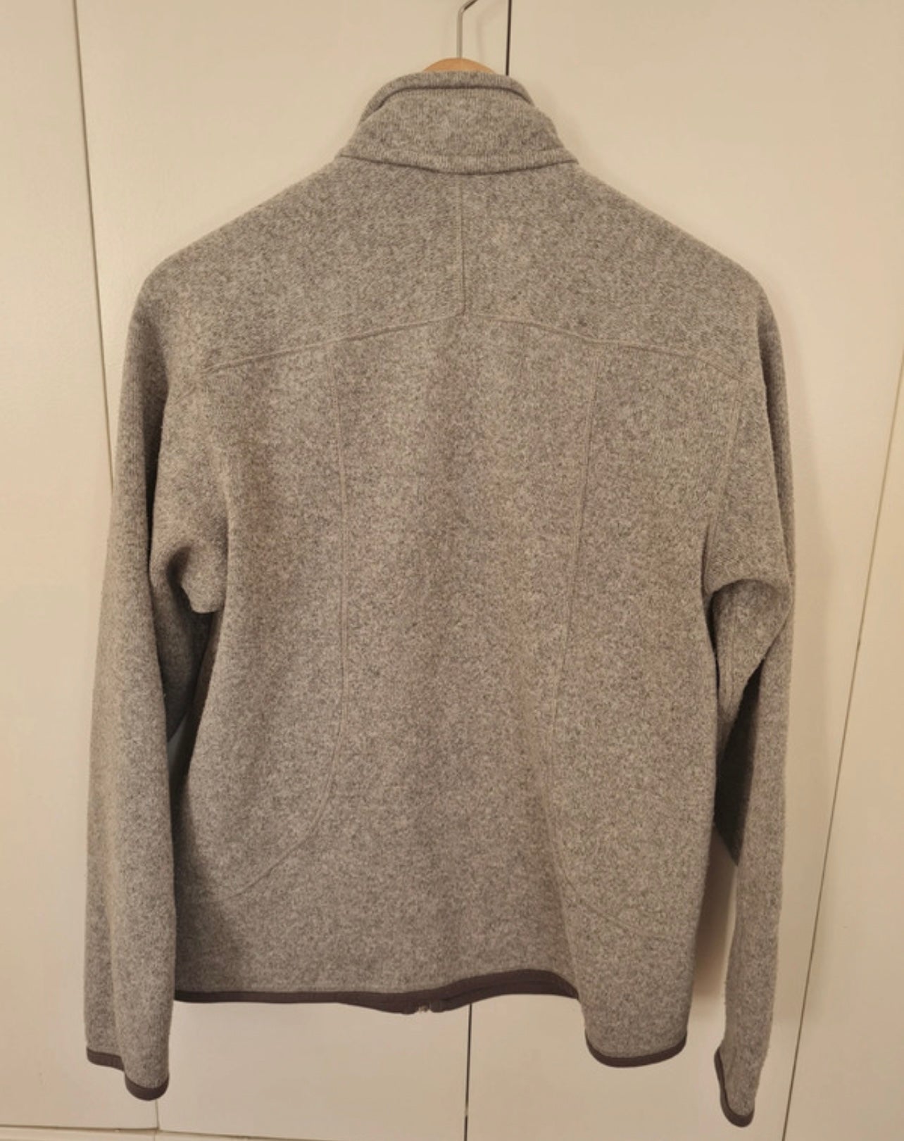 Jacke von Patagonia (M Herren) Better Fleece Strickoptik grau