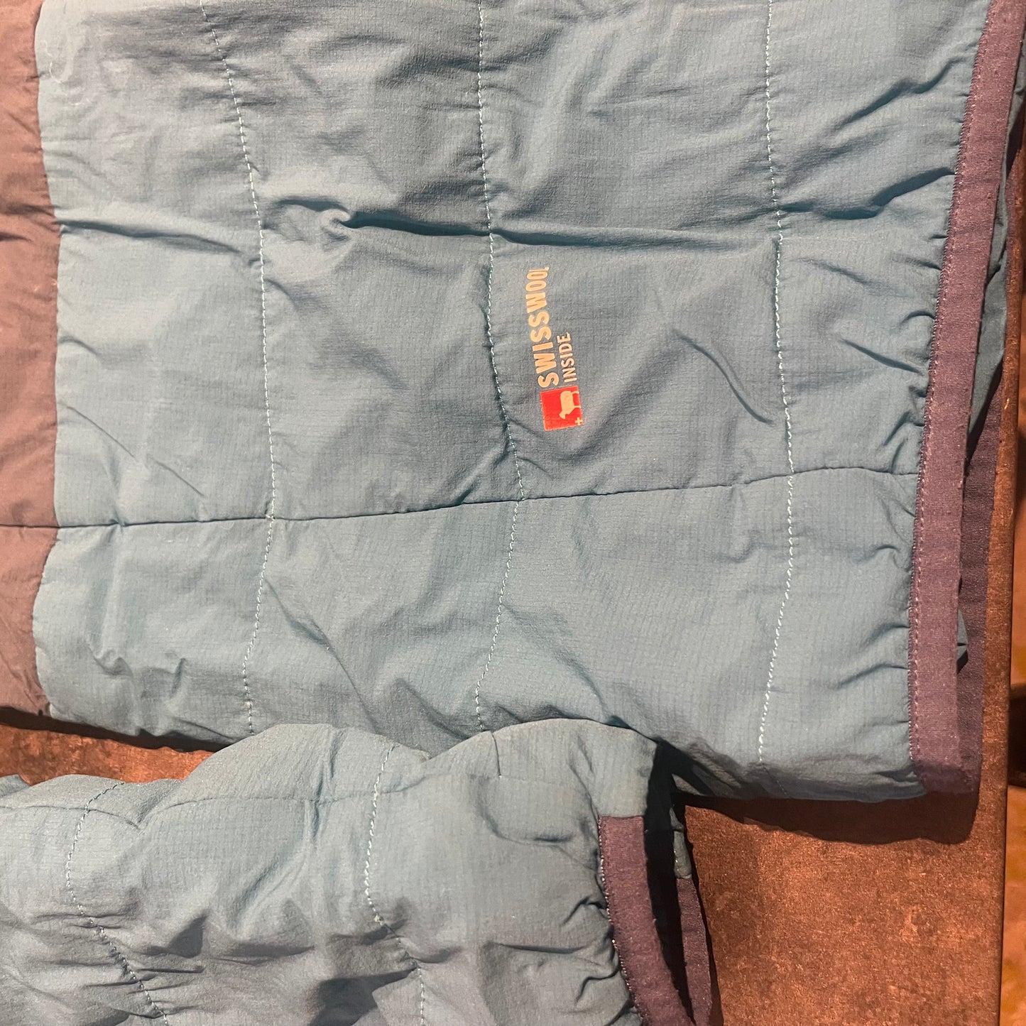 Leichte Swisswool Jacke von Ortovox (M Herren) Isolation blau