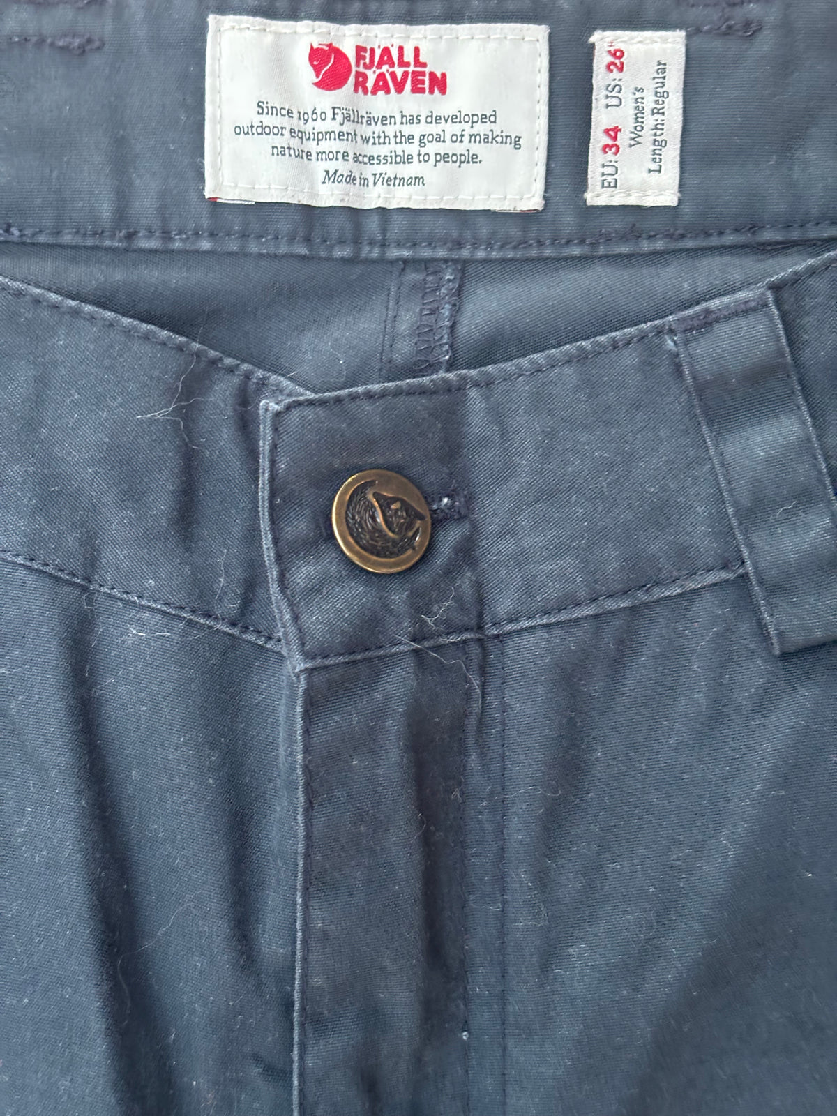 Wander- Hose von Fjällräven (XS Damen) schwarz
