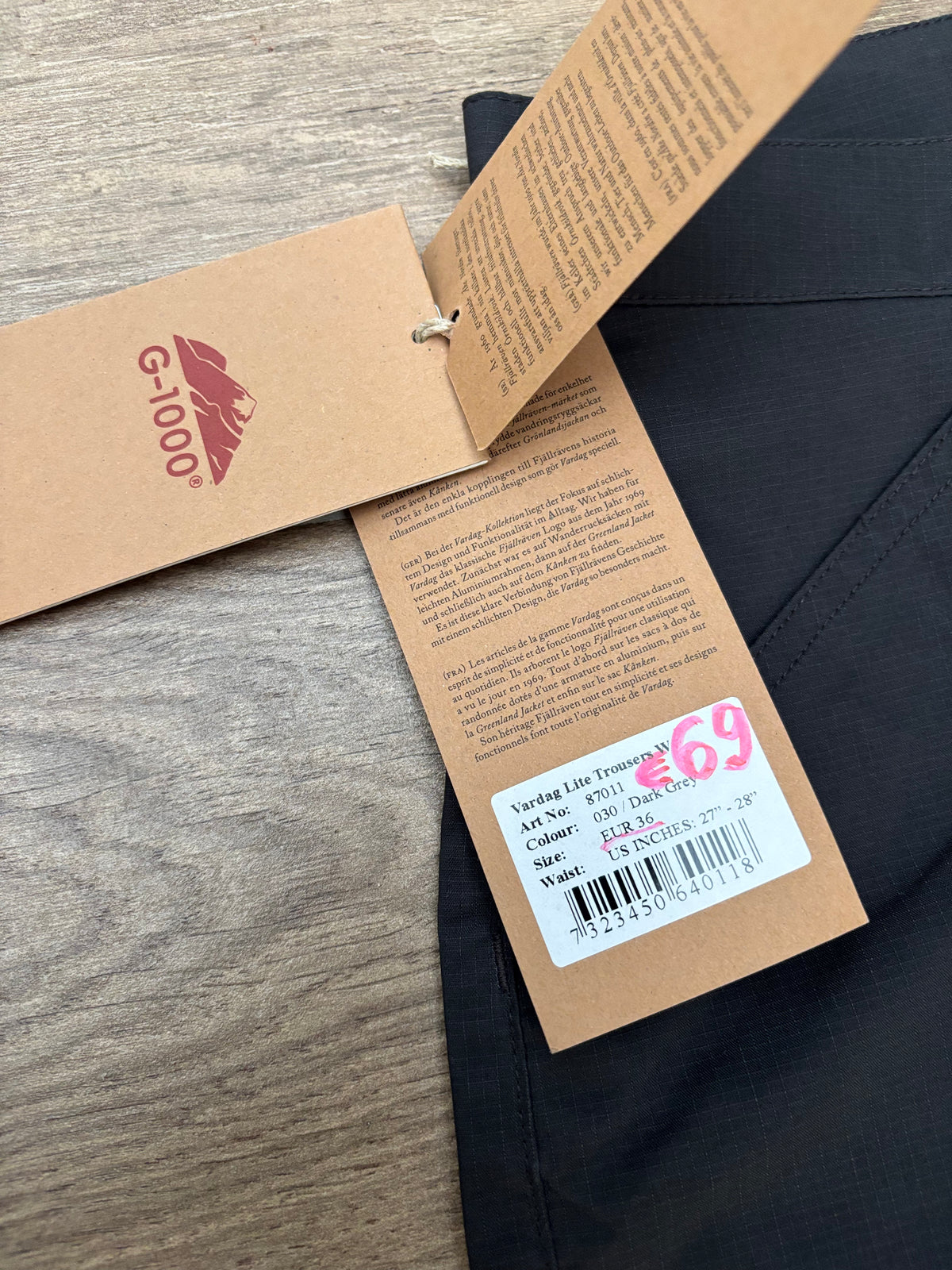 Hose Fjällräven (S Damen) G-1000 schwarz