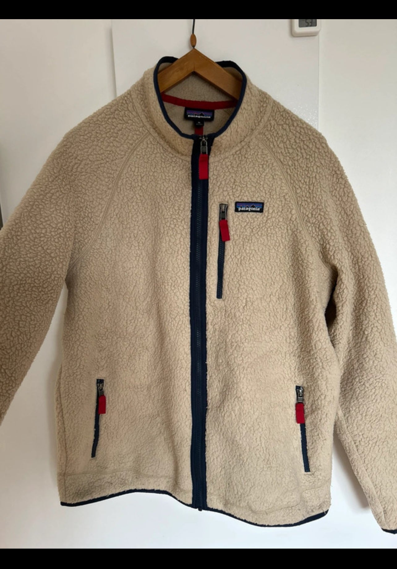 Patagonia Fleece Jacke (XL Herren / L Damen ) Retro Pile creme