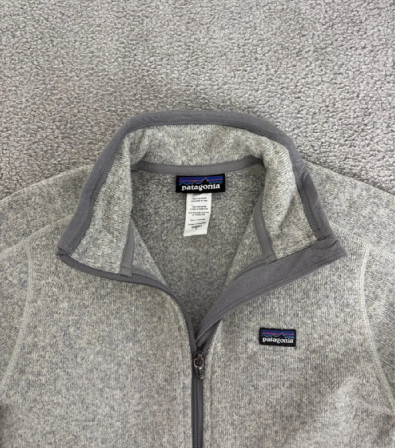 Patagonia Fleece Jacke (S Damen) Better Sweater grau