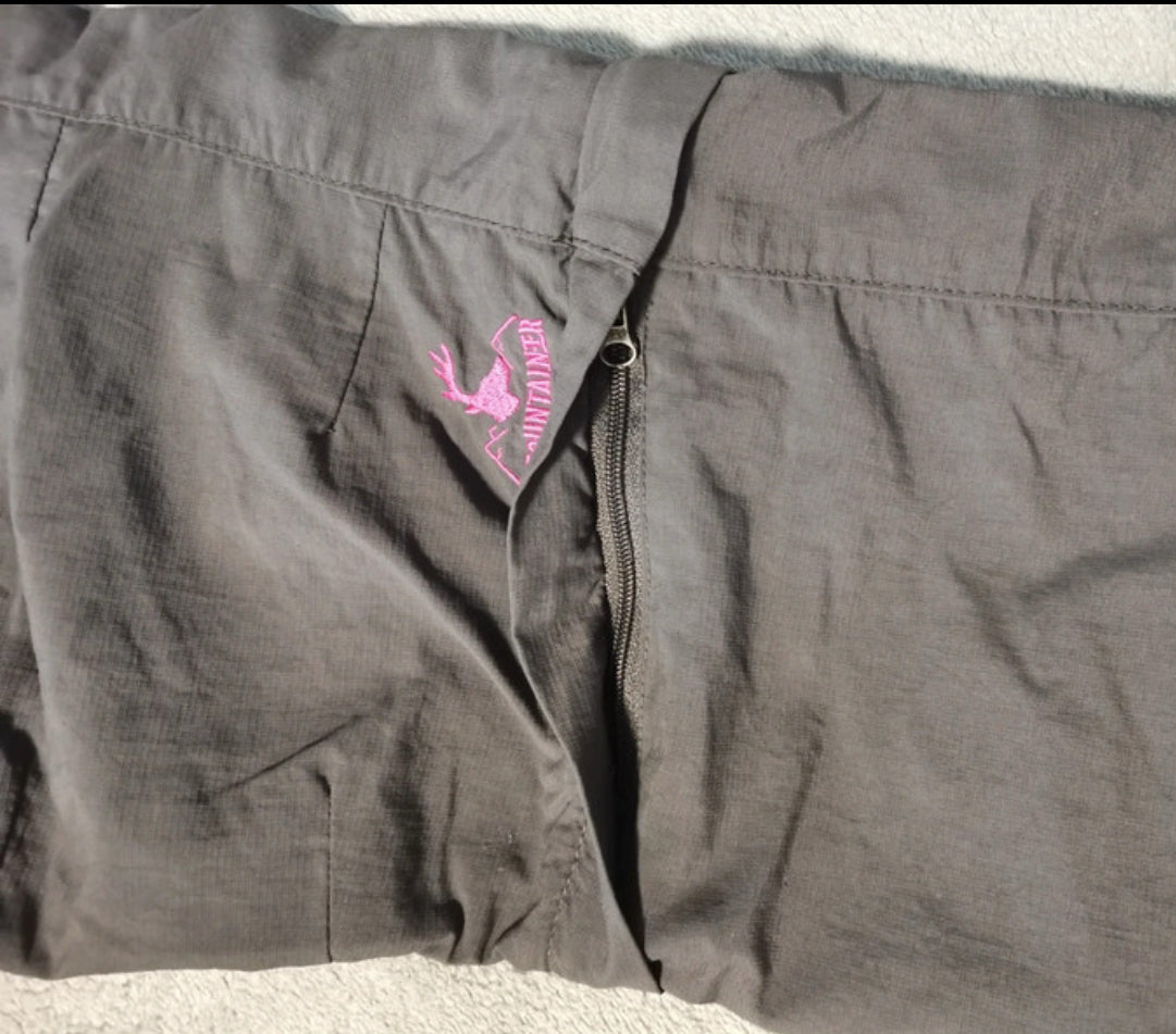 2in1 Wander Hose (Damen M ) Zip Off grau