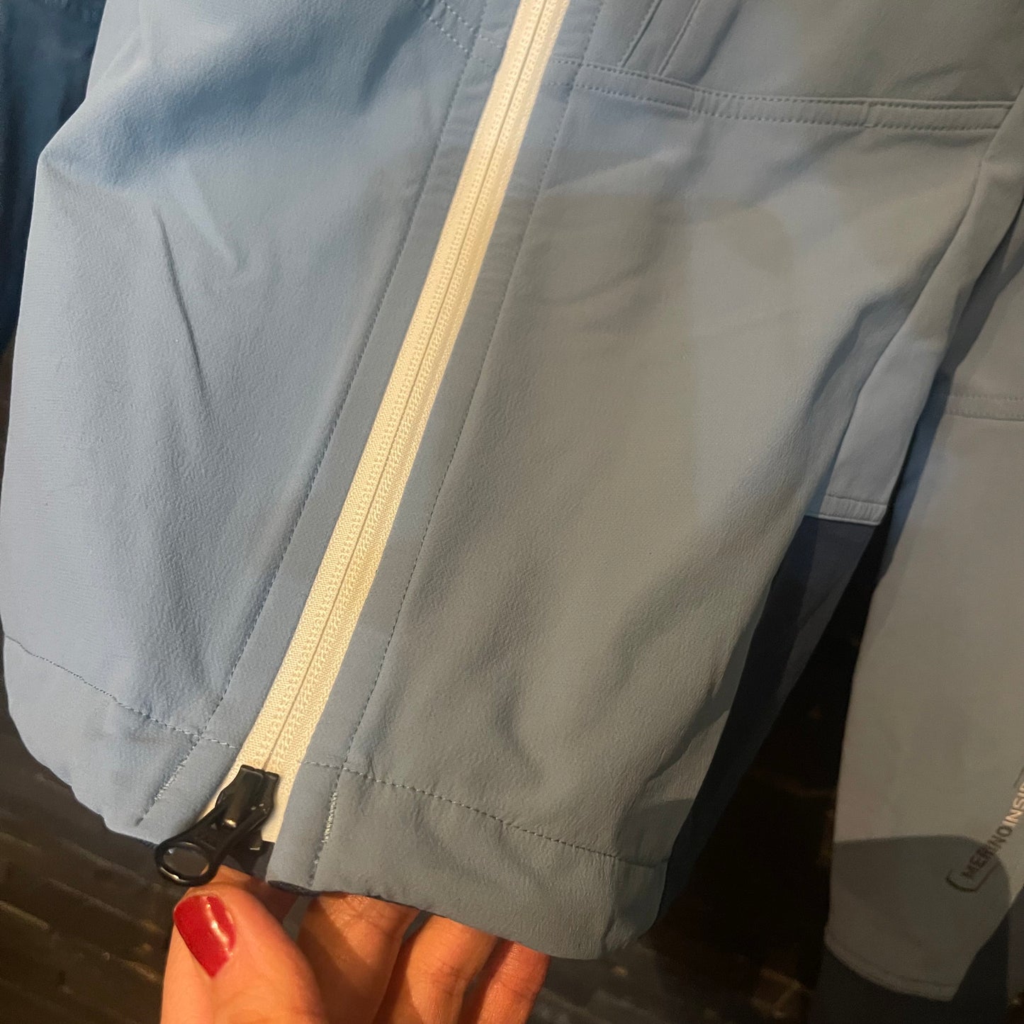 Jacke von Ortovox Merino (XS Damen) Softshell blau