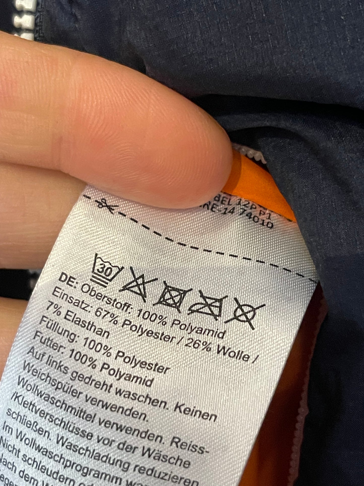 Isolations Jacke von Mammut EIGER Hybrid (S Damen) dunkelblau