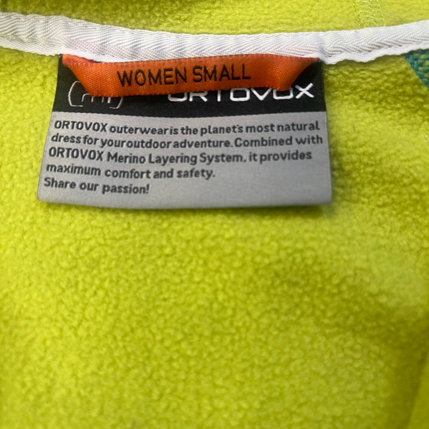 Ortovox Hoodie Merino inside (S Damen) Fleece Pullover grün