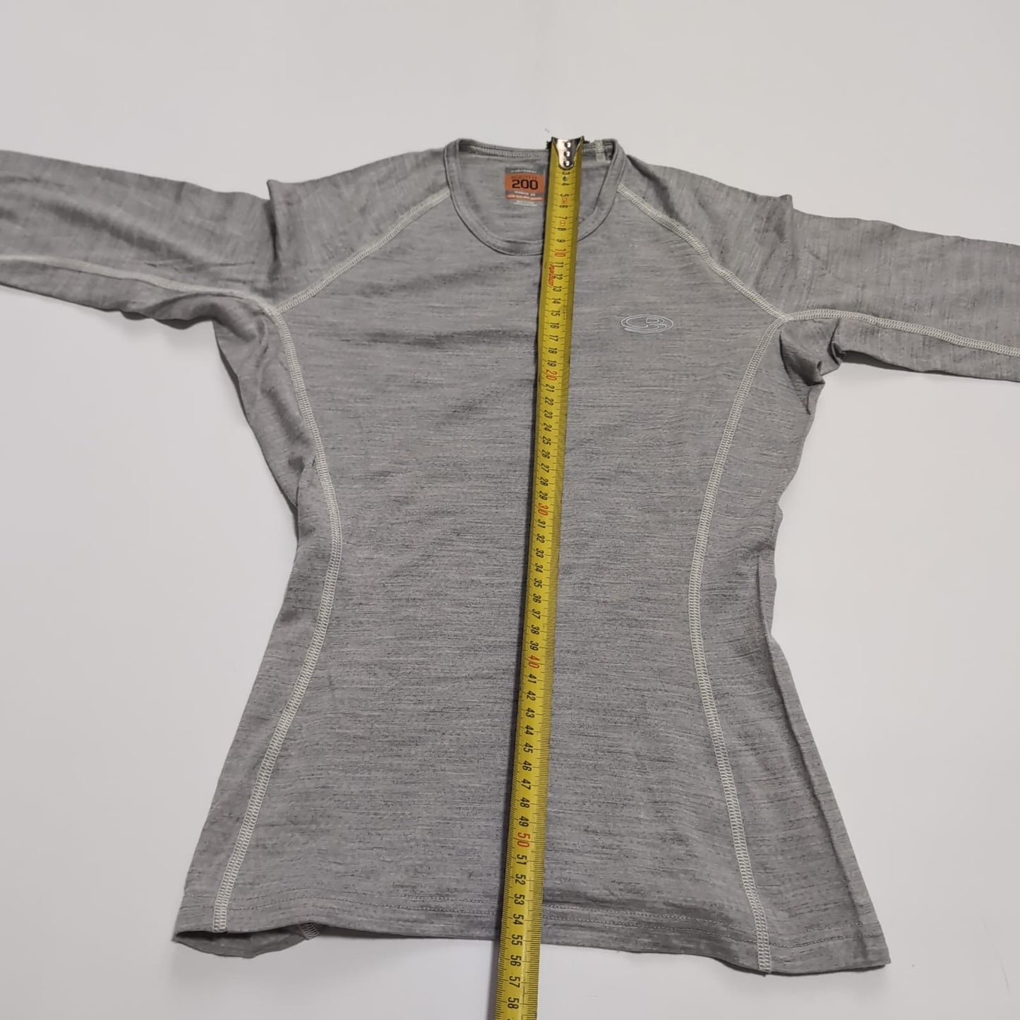 Longsleeve Icebreaker ( XS Damen ) Merino 200 Baselayer grau