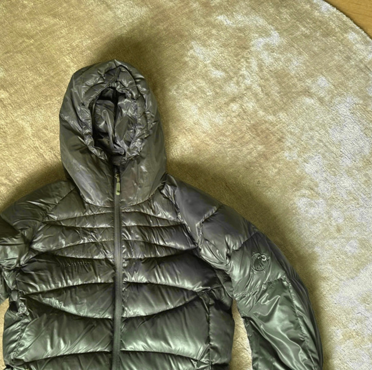 Daunen Mantel von Mammut (M Damen) Parka olivengrün