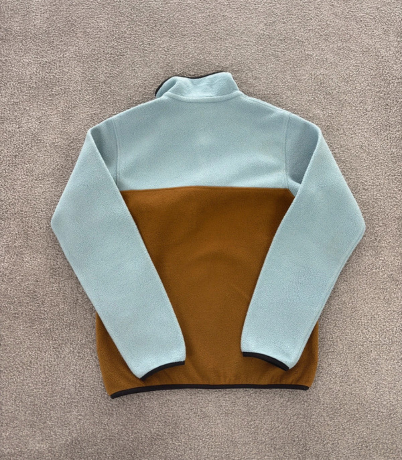 Fleece Pullover von Patagonia Synchilla (XS Damen) hellblau- ocker