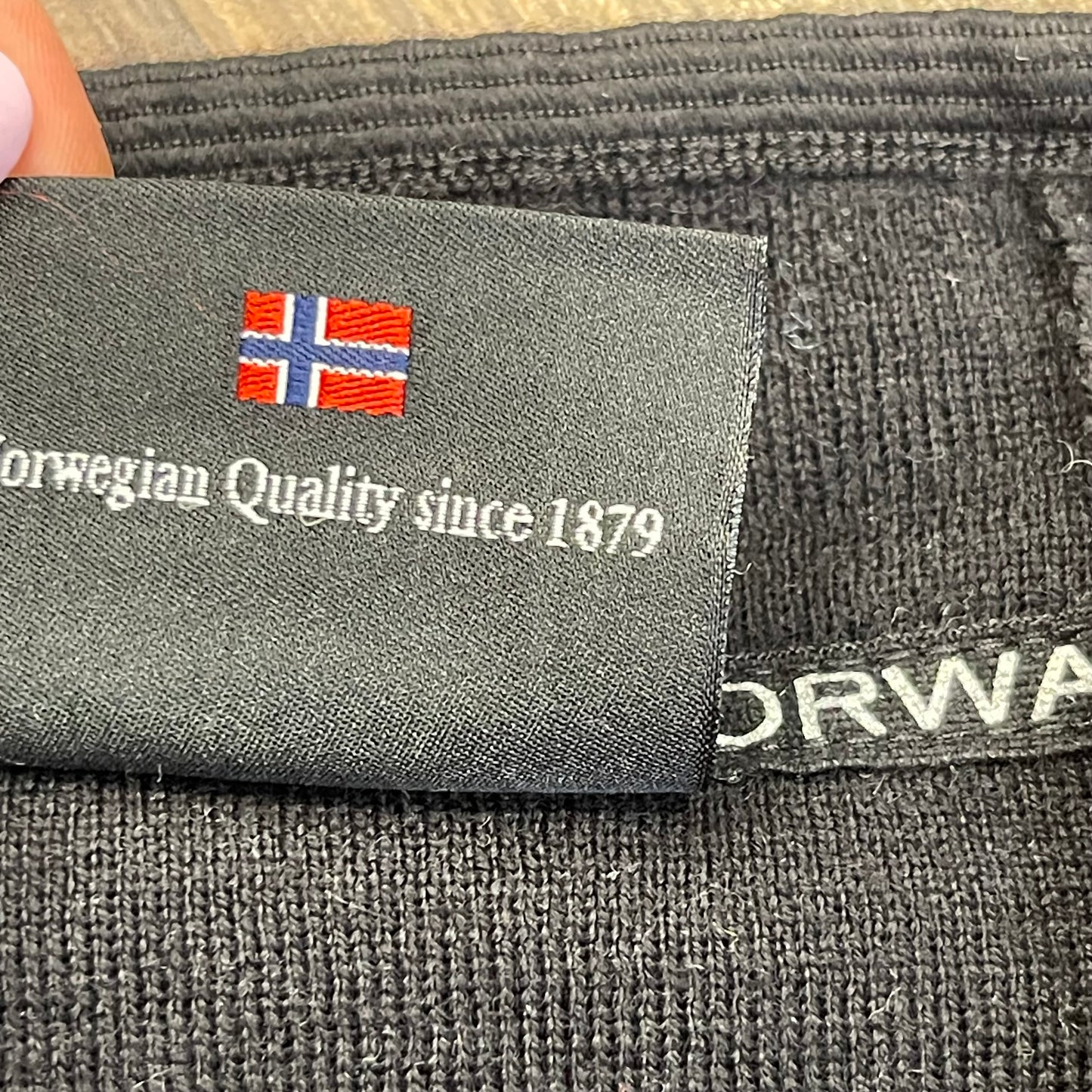 Merino Strick Pullover Dale of Norway (M Damen) schwarz weiß