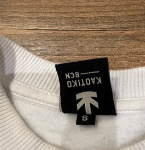 Weiß bunter Pullover von Kaotiko (S-M Herren oder M-L Damen)