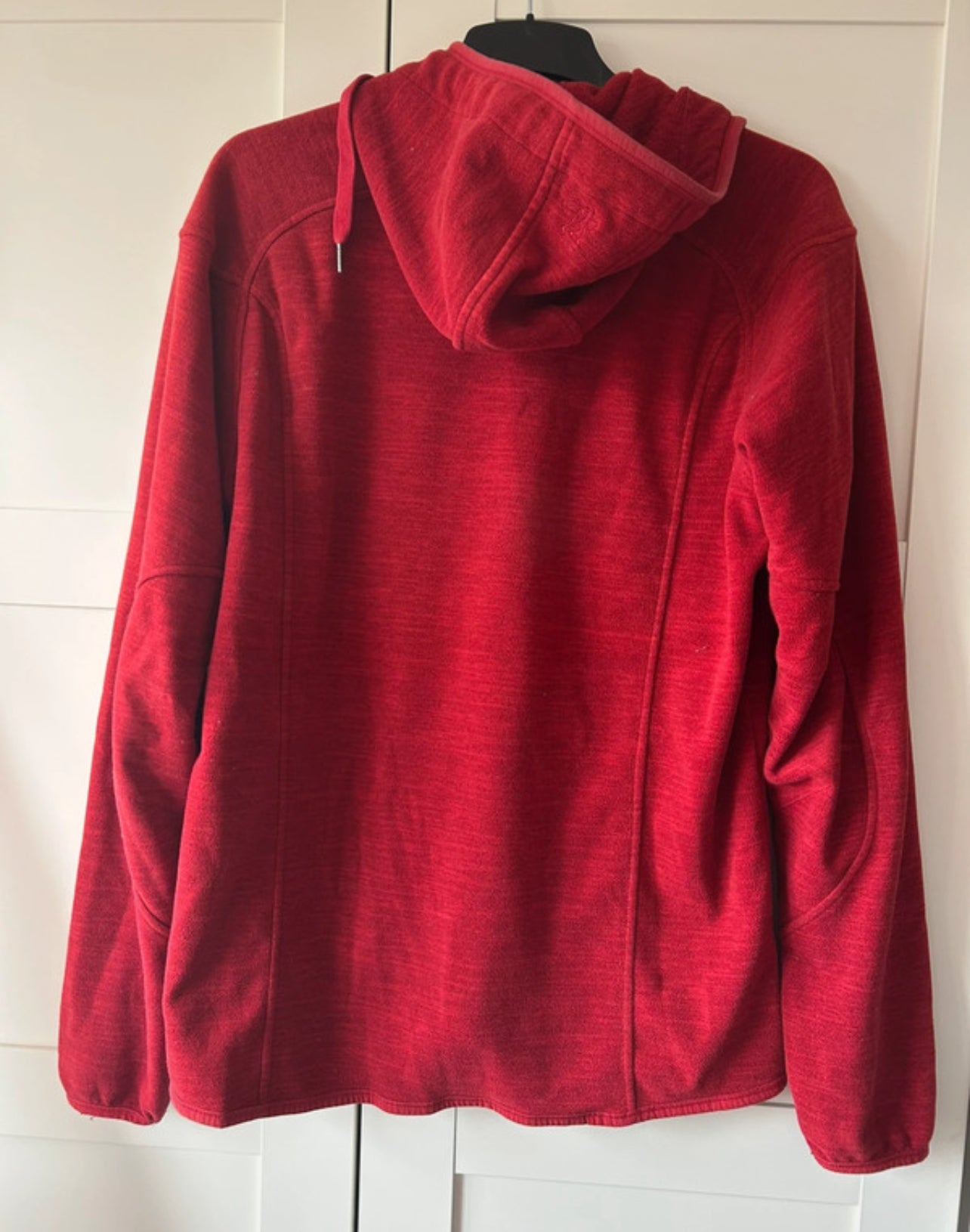 Fleecejacke Bergans of Norway (XL Damen) Hoody Sweatshirt rot