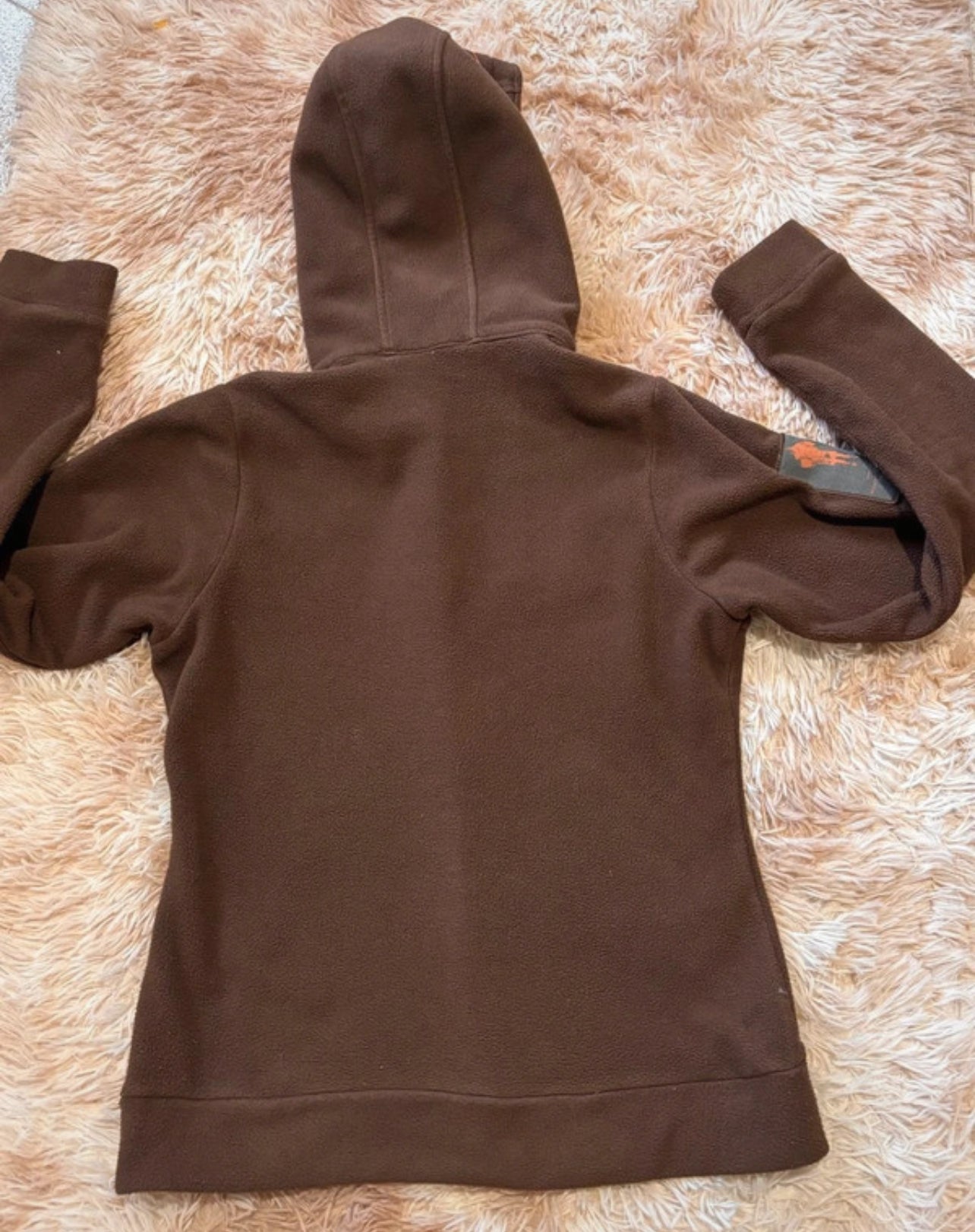 Fleece Jacke Bergans of Norway (S Damen) Zip Hoodie braun
