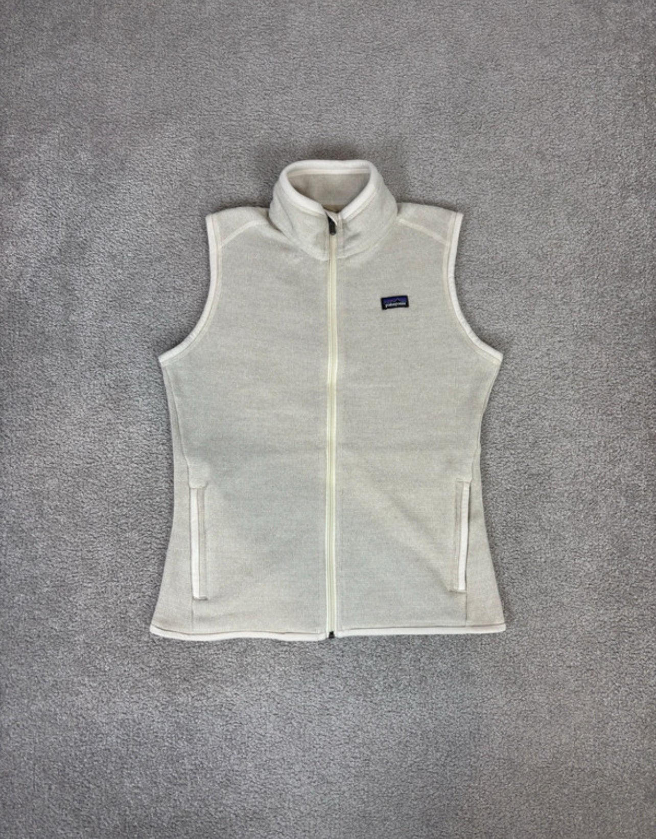Patagonia Better Sweater Weste (M Damen) Strickoptik Fleece creme