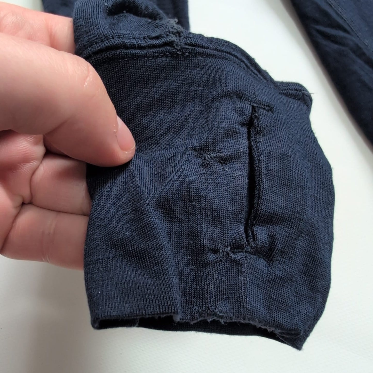 Merino Longsleeve von Icebreaker (XL Damen) 1/3 Zip Hoodie dunkelblau