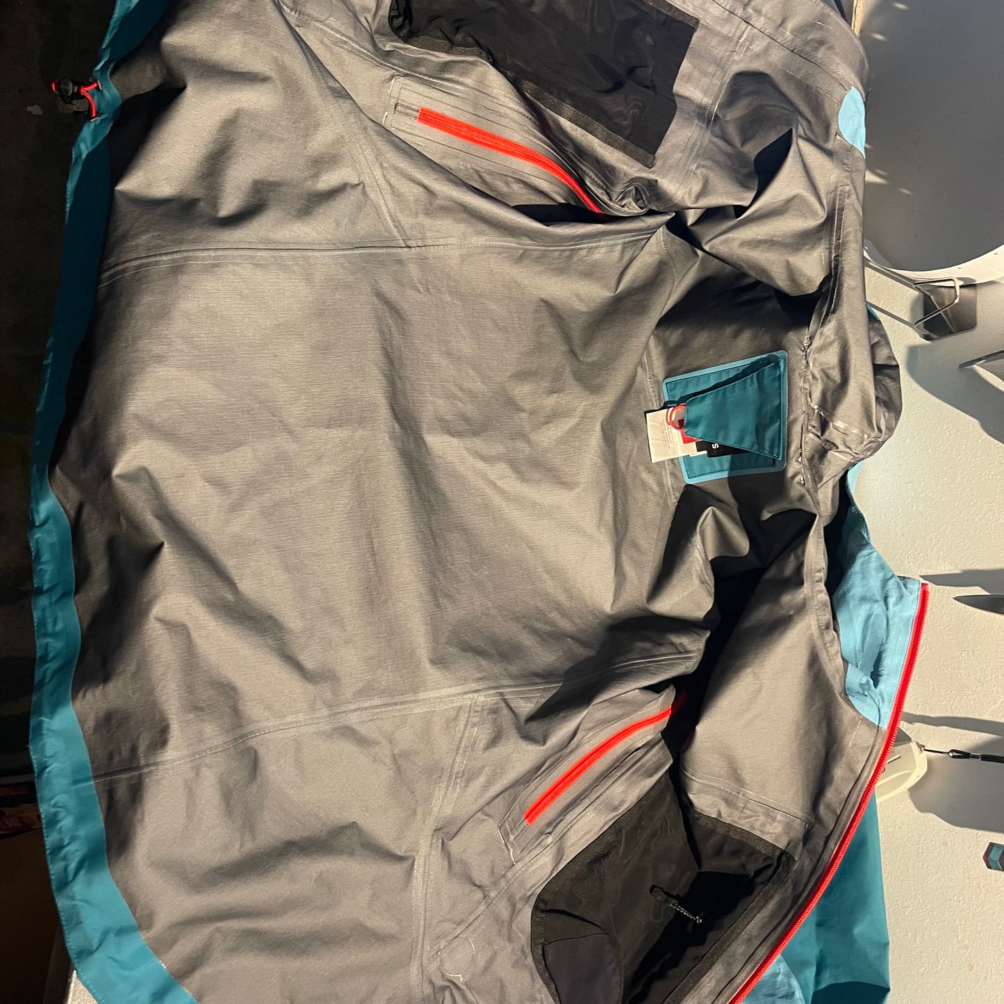 Leichte Regen Jacke von Haglöfs (L Damen) GoreTex türkis