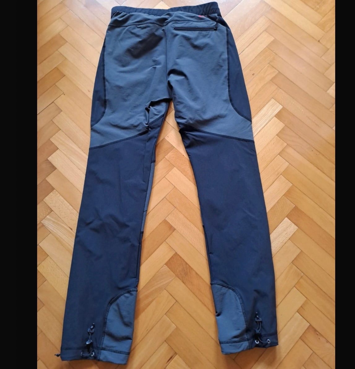 Elastische Trekking Hose Mammut (S Herren) wasserdicht schwarz grau