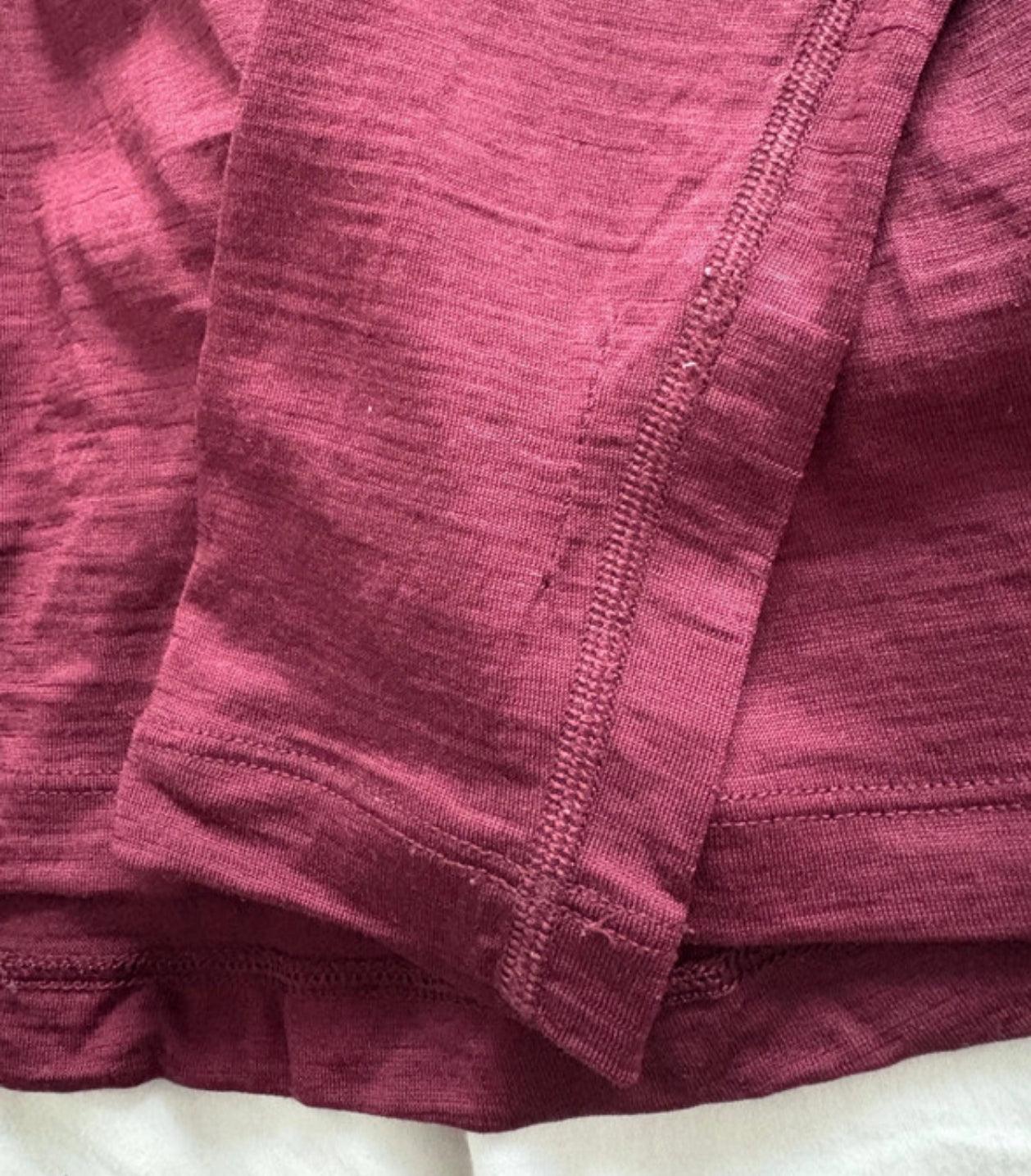 Set Longsleeve + Untershirt von Icebreaker (XS Damen) Merino 175 bordeaux