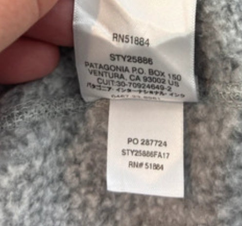 Patagonia Better Sweater Weste (M Damen) Strickoptik Fleece grau