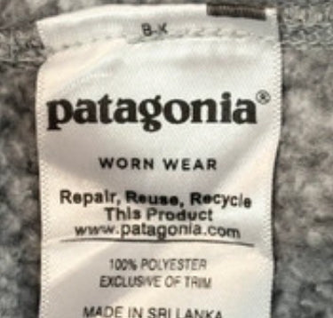 Patagonia Better Sweater Weste (M Damen) Strickoptik Fleece grau