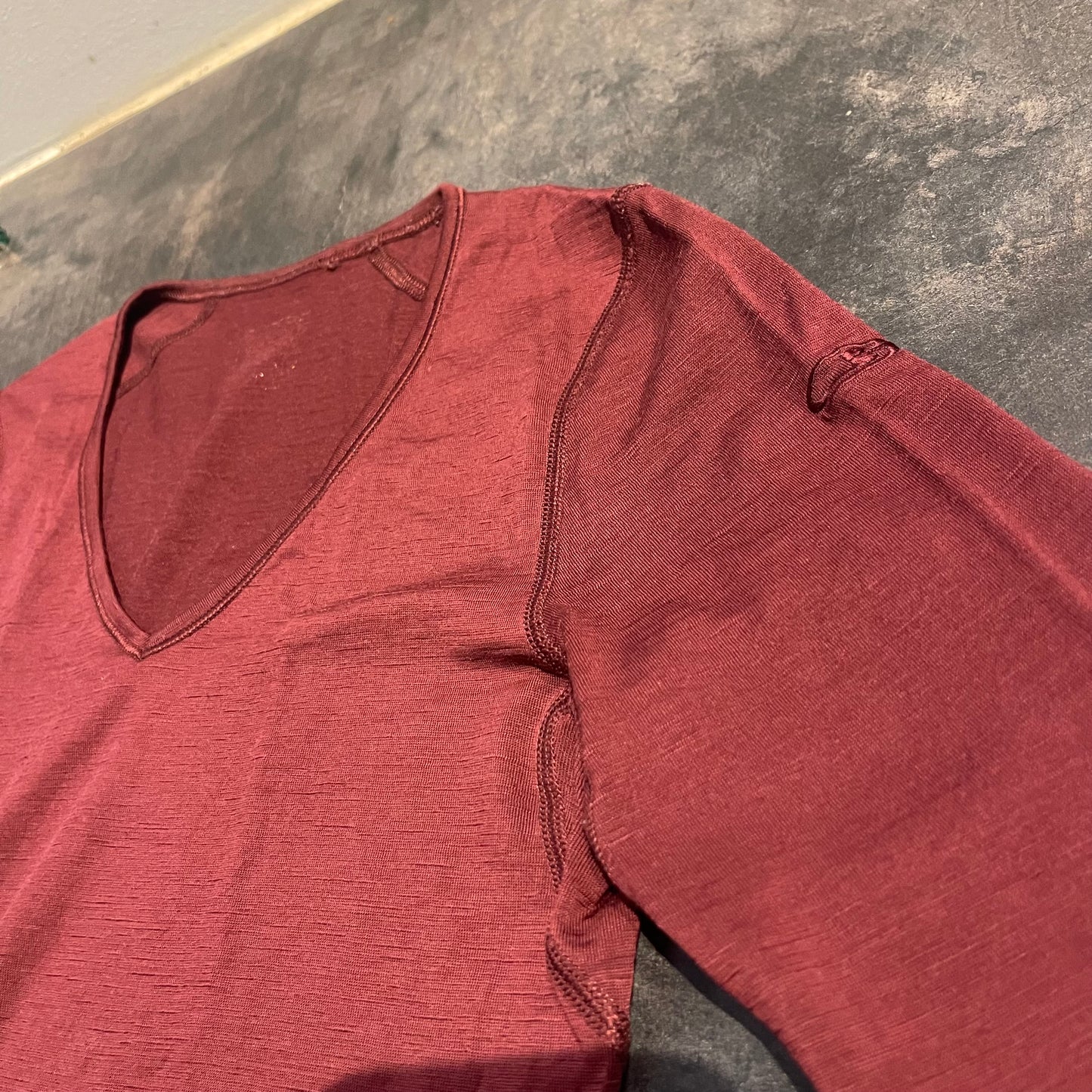 Set Longsleeve + Untershirt von Icebreaker (XS Damen) Merino 175 bordeaux