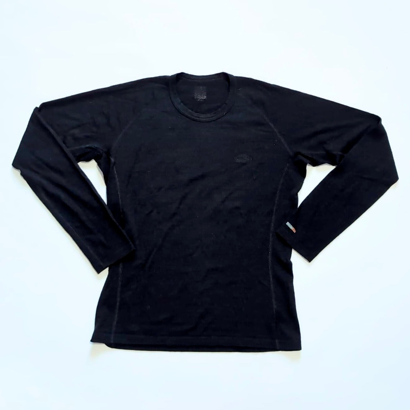 Longsleeve Icebreaker (S bis M Herren) Merino 200 schwarz