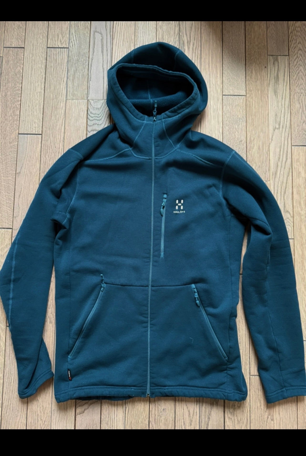 Fleece Jacke von Haglöfs (M Herren) Zipper Hoodie dunkelblau