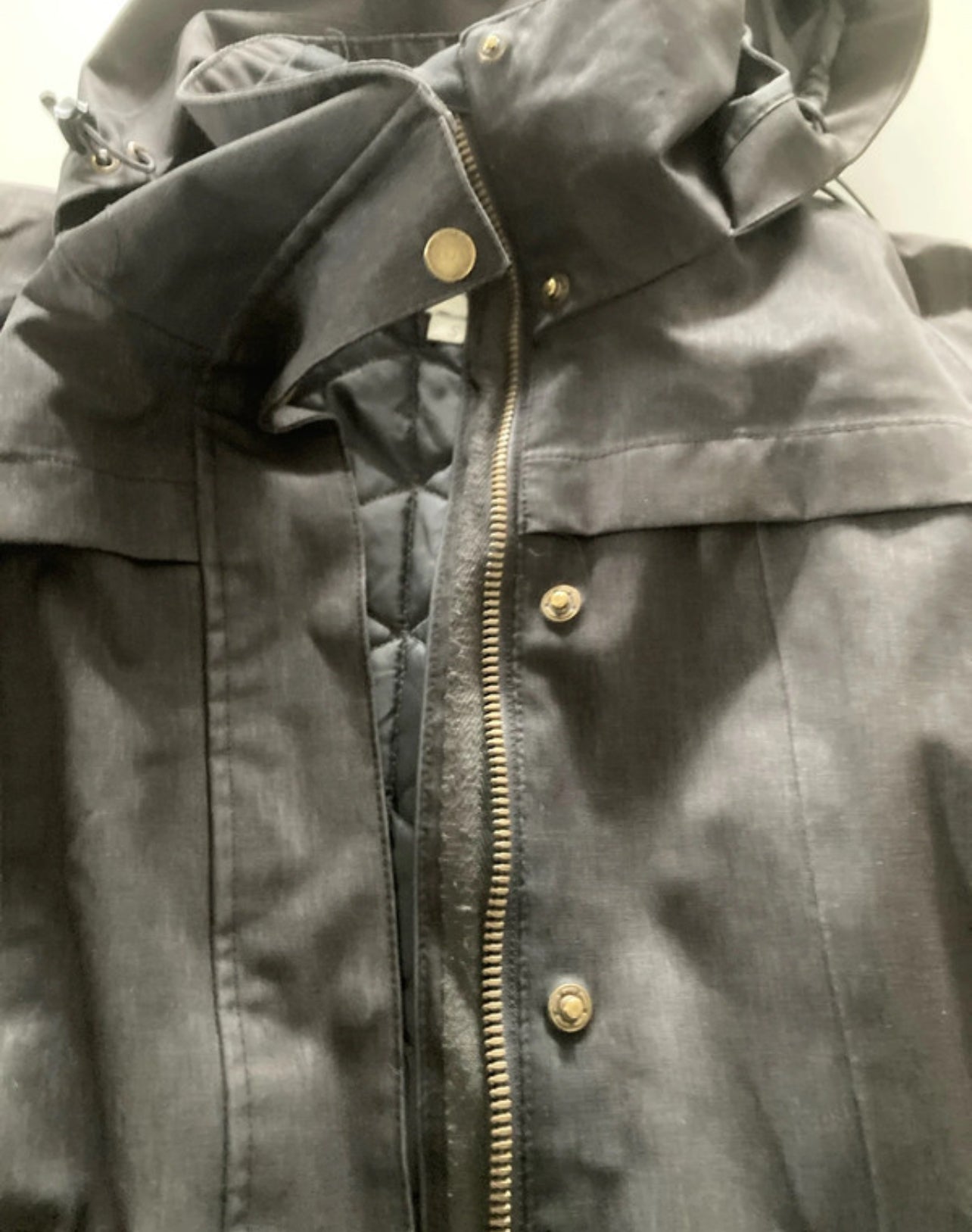 Parka von Bergans Regenmantel gefüttert (S Damen) in Graphit