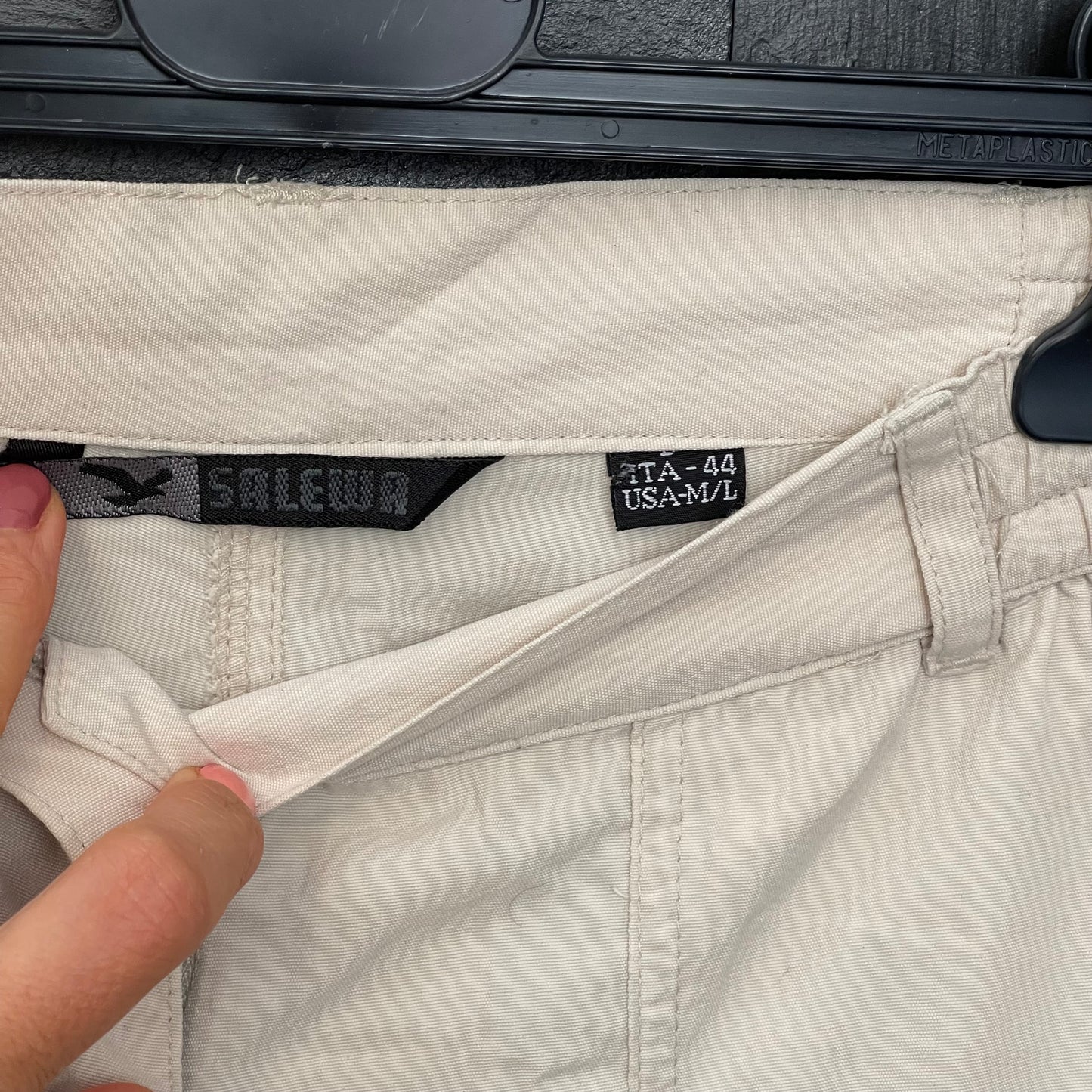 Zip Off Hose von Salewa ( L /XL Damen ) hell-beige