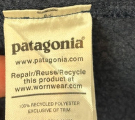Strickoptik Weste von Patagonia (M Herren) Better Fleece dunkelblau