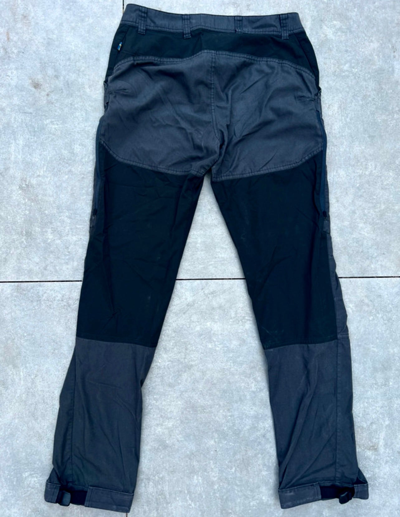 Trekking Hose Fjällräven (S Damen) wasserabweisend schwarz grau