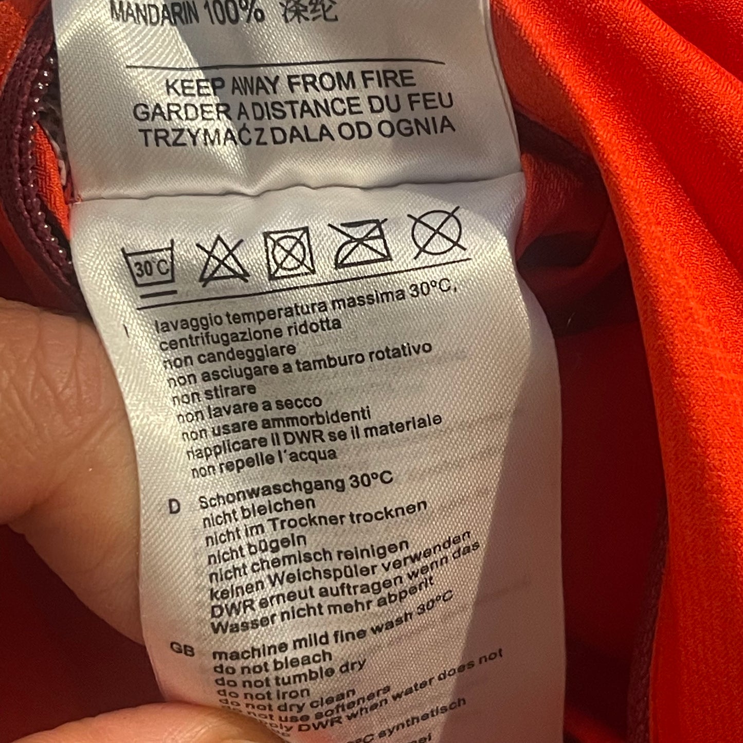 Regen Jacke von Salewa (M Damen) Hardshell rot