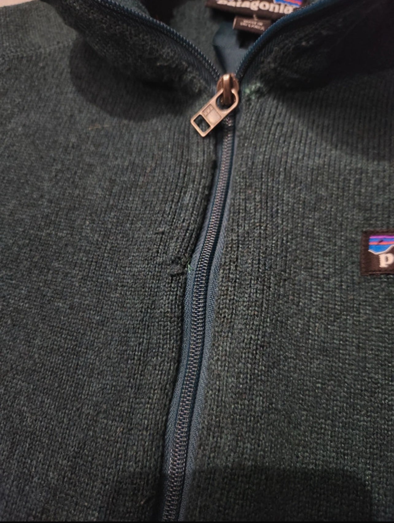 Fleece Jacke (Damen XS) Patagonia Better Sweater dunkelgrün