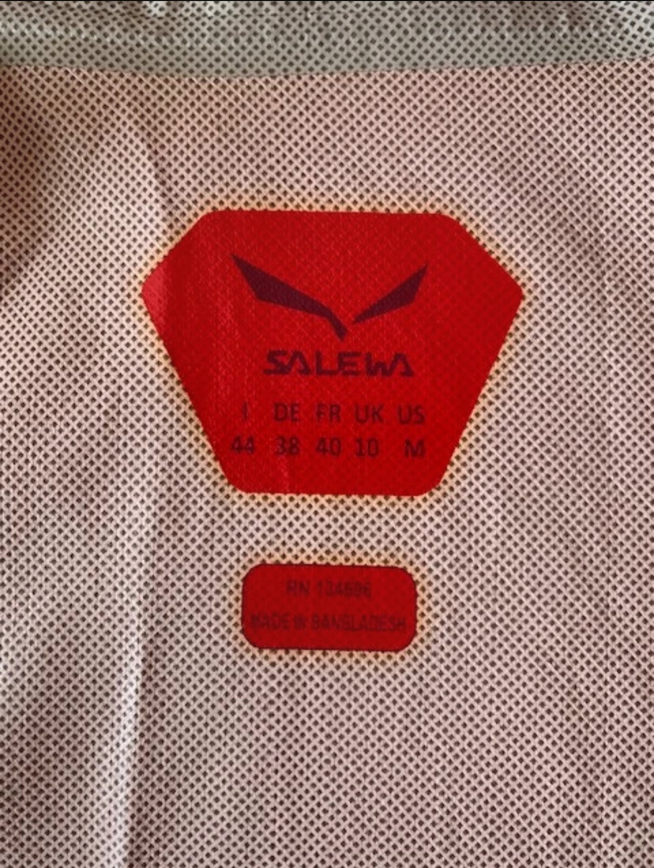 Regen Jacke von Salewa (M Damen) Hardshell rot