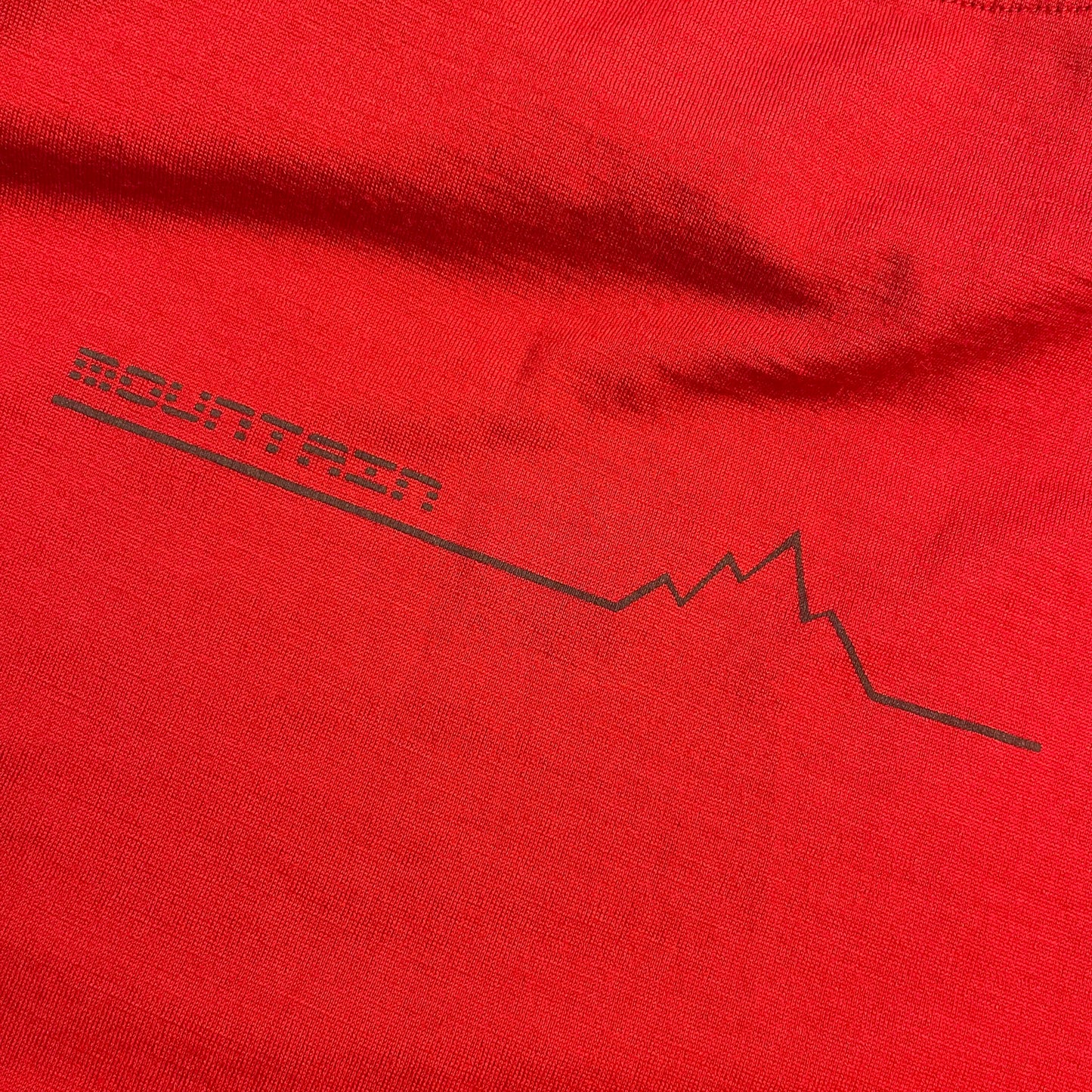 Merino T-Shirt von Mammut (XL Herren) atmungsaktiv rot graphit