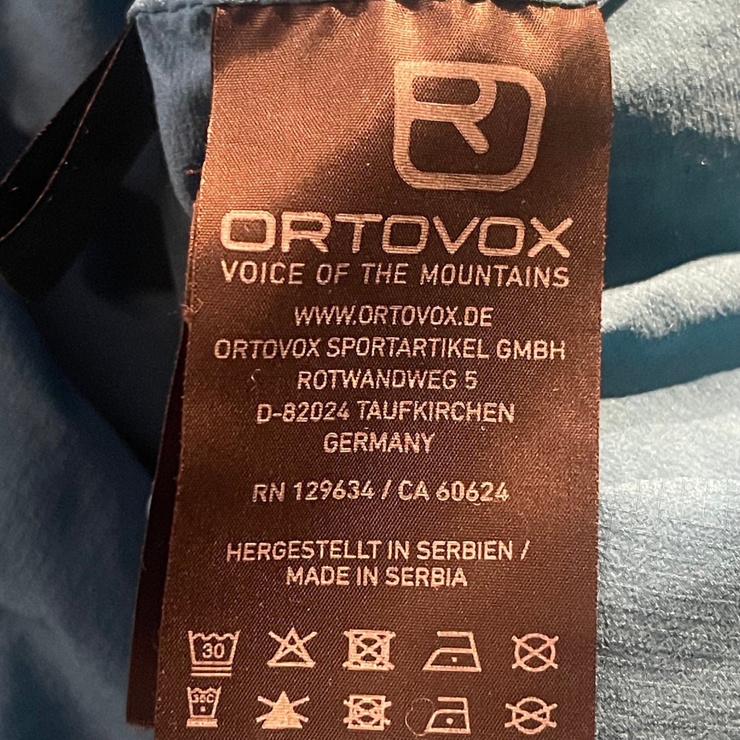 Leichte Swisswool Jacke von Ortovox (M Herren) Isolation blau