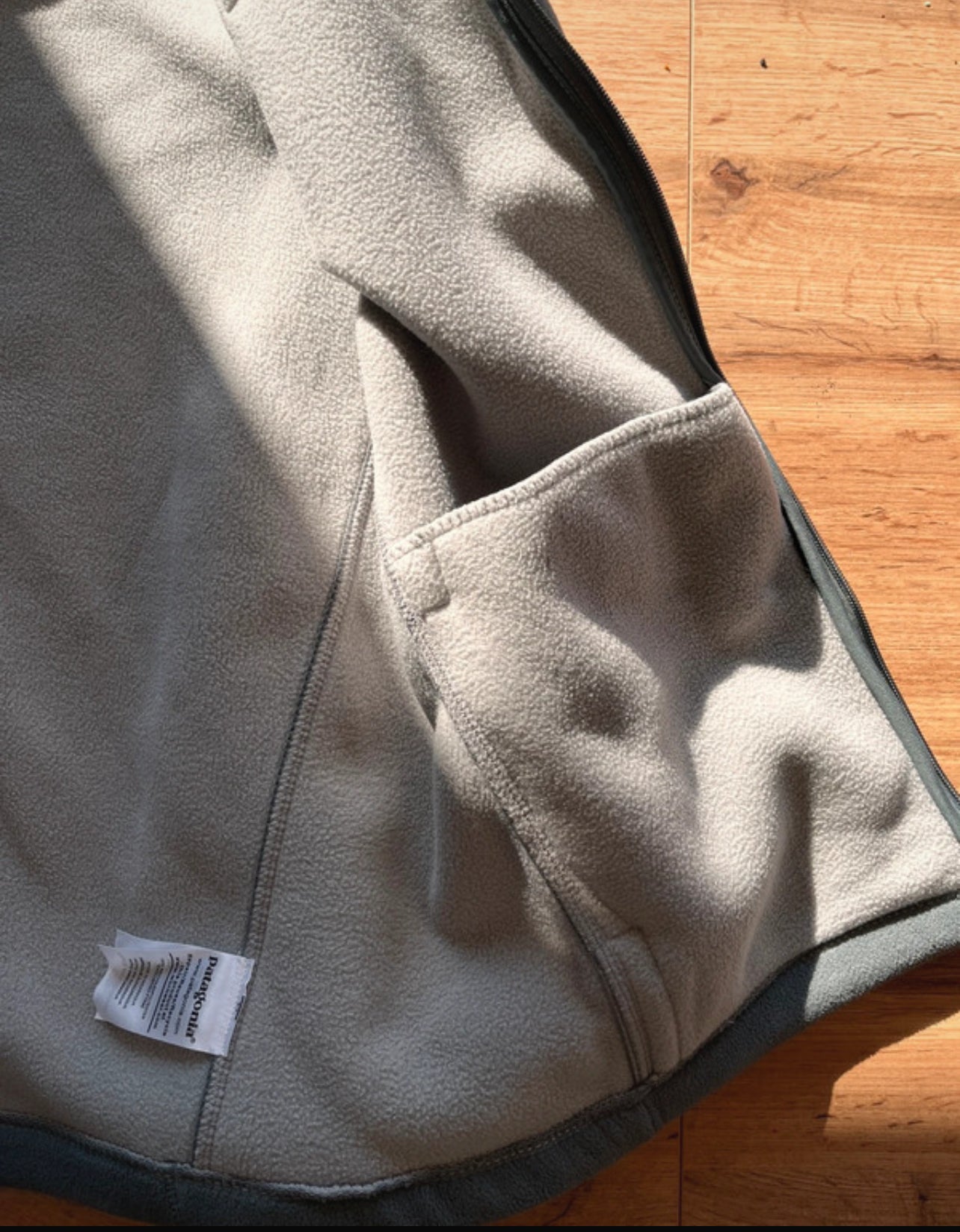 Patagonia Fleece Jacke (L Herren, Unisex) grau extrawarm