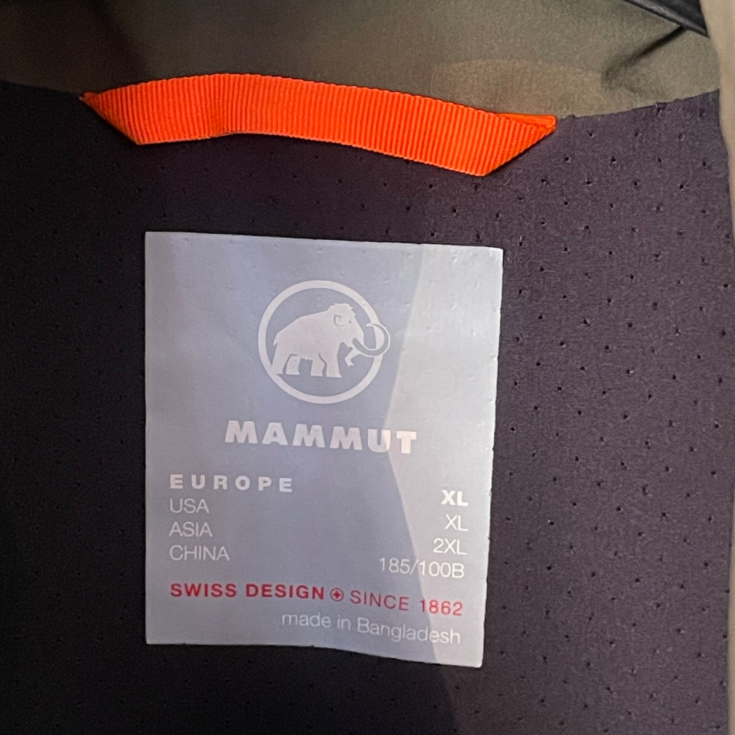 Storm Jacke von Mammut (XL Herren) Softshell Parka khaki
