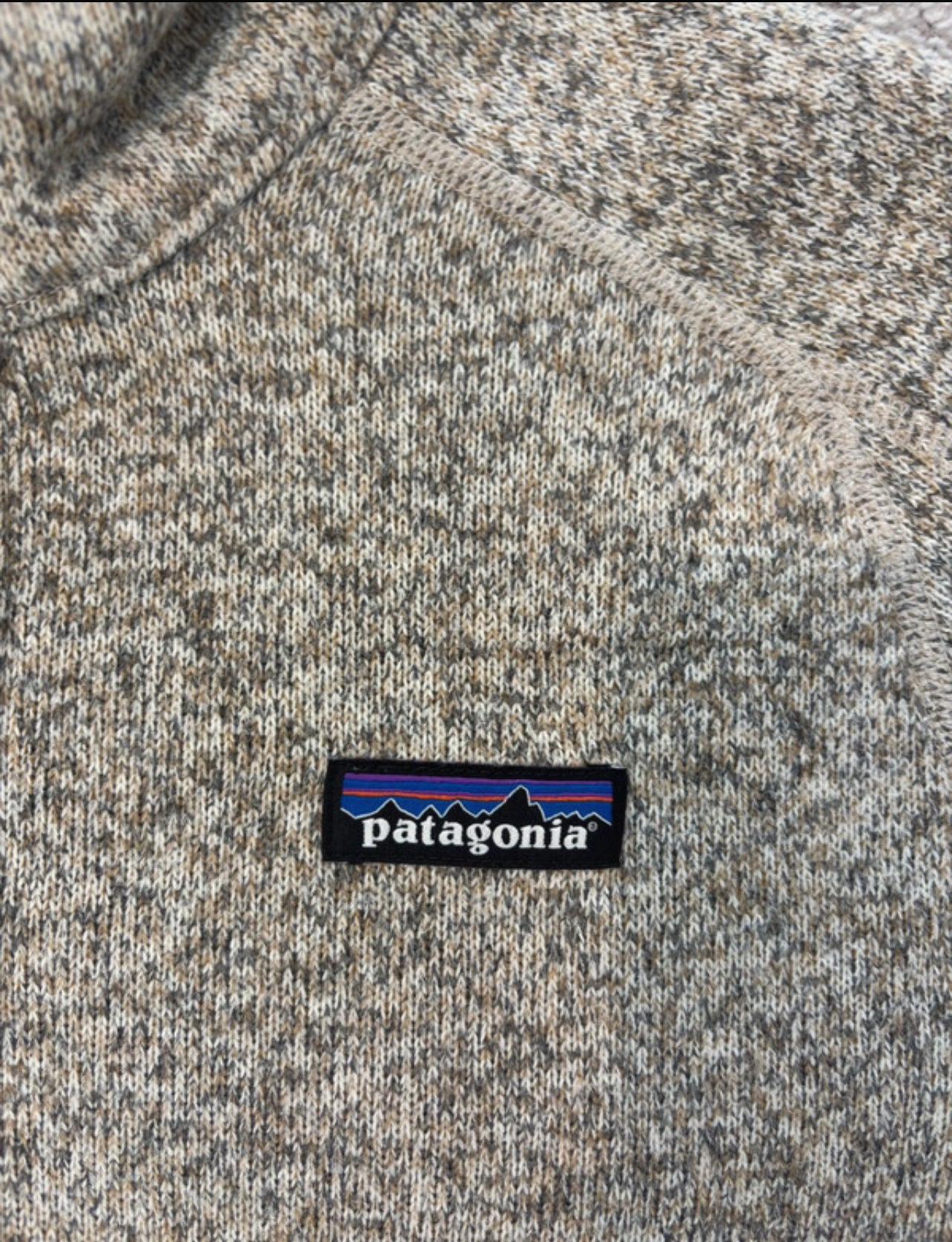 Patagonia Fleece Jacke (M Damen) Better Sweater grau beige