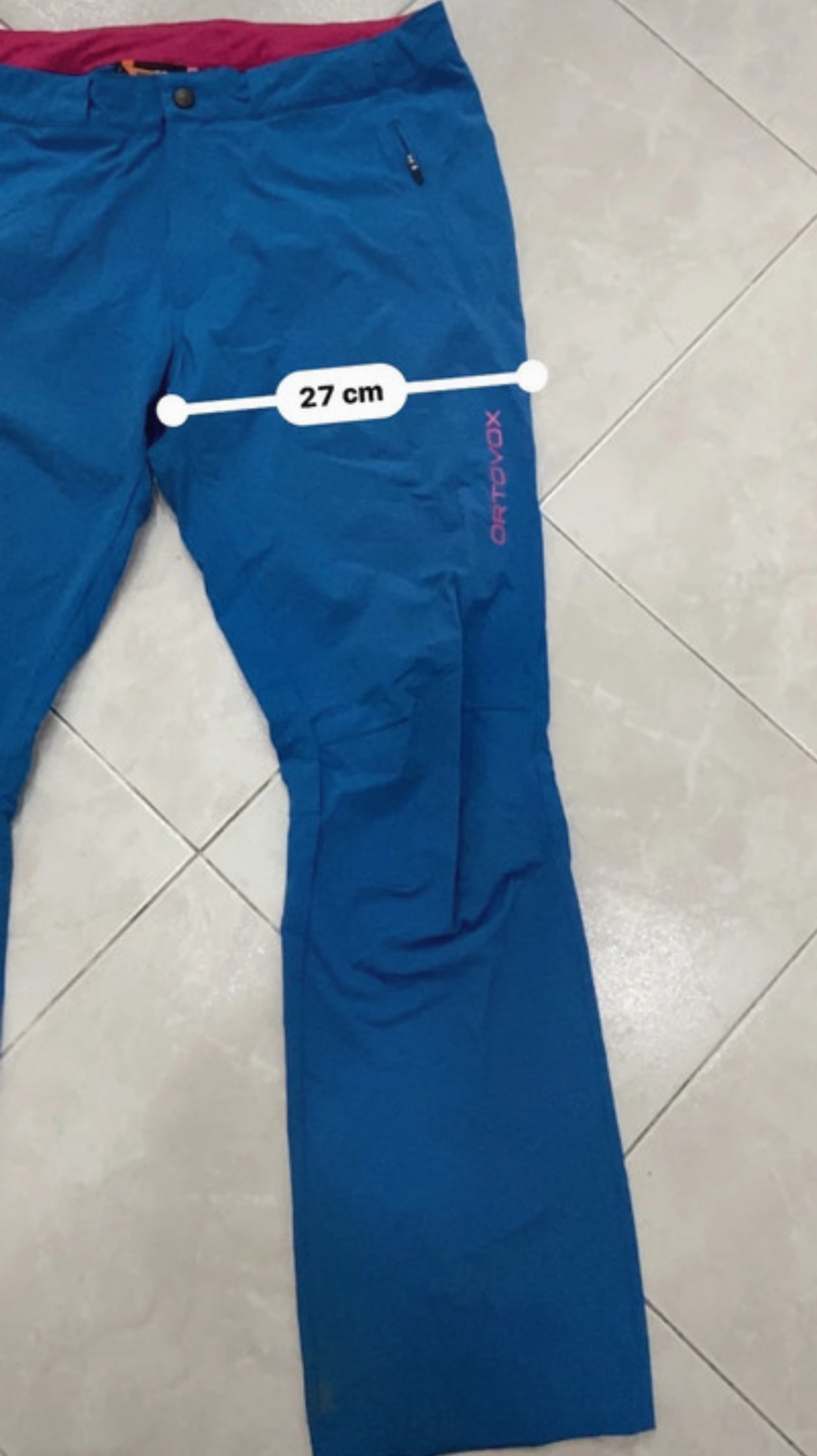 Trekking Hose von Ortovox mit Merino (L Damen) blau