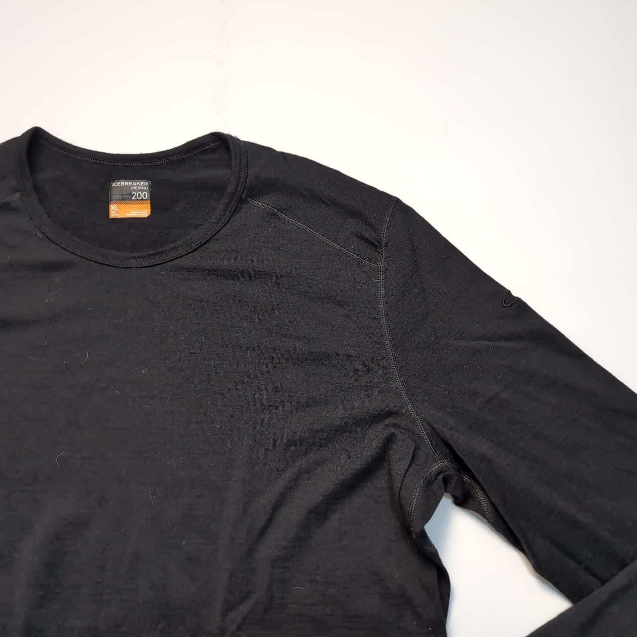 Longsleeve von Icebreaker Merino (XL Herren) schwarz Baselayer 200