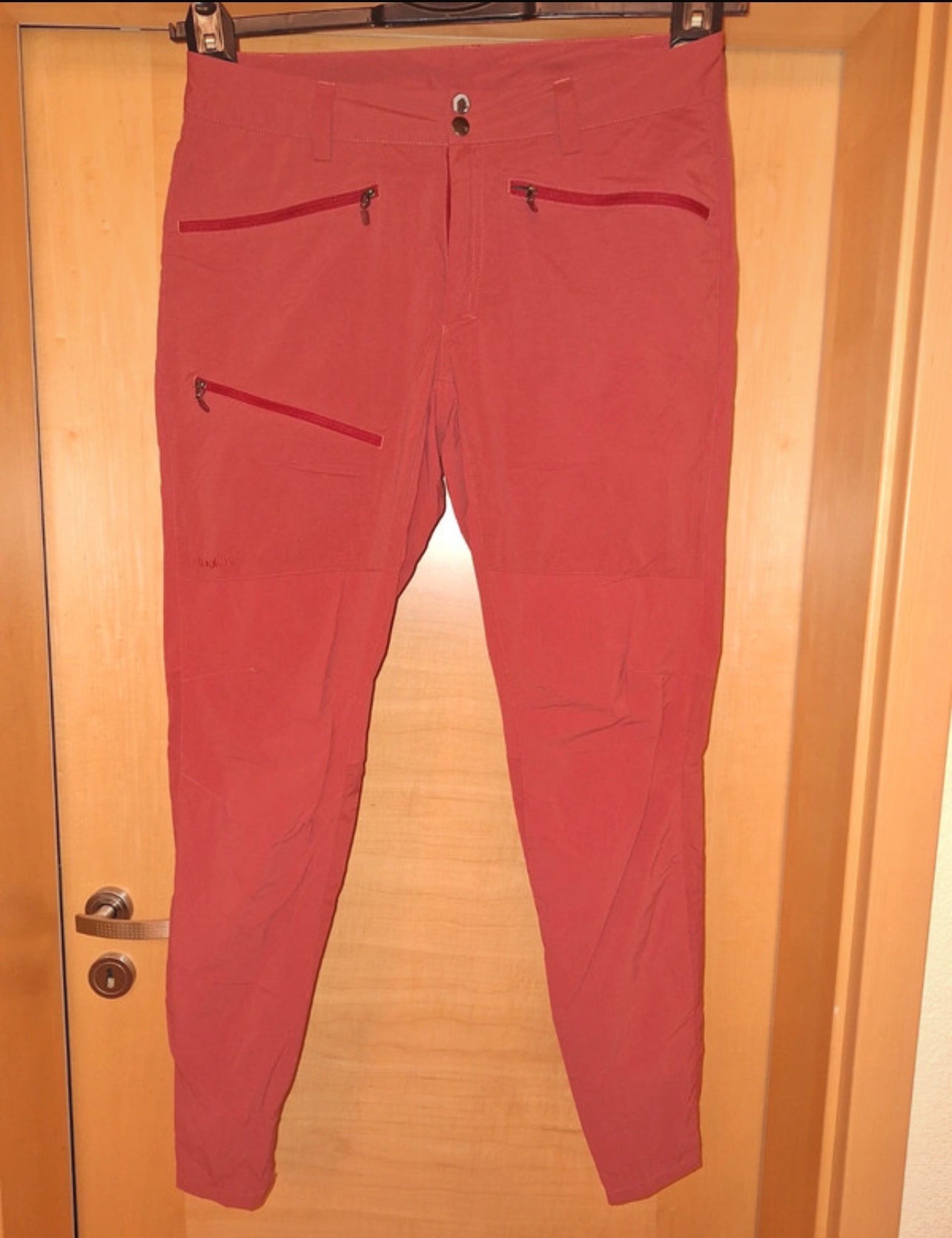 Leichte Trekking Hose von Haglöfs (L Damen) Terrakotta rot