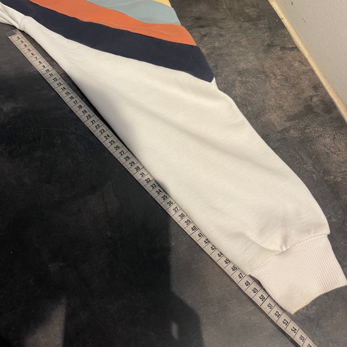 Weiß bunter Pullover von Kaotiko (S-M Herren oder M-L Damen)