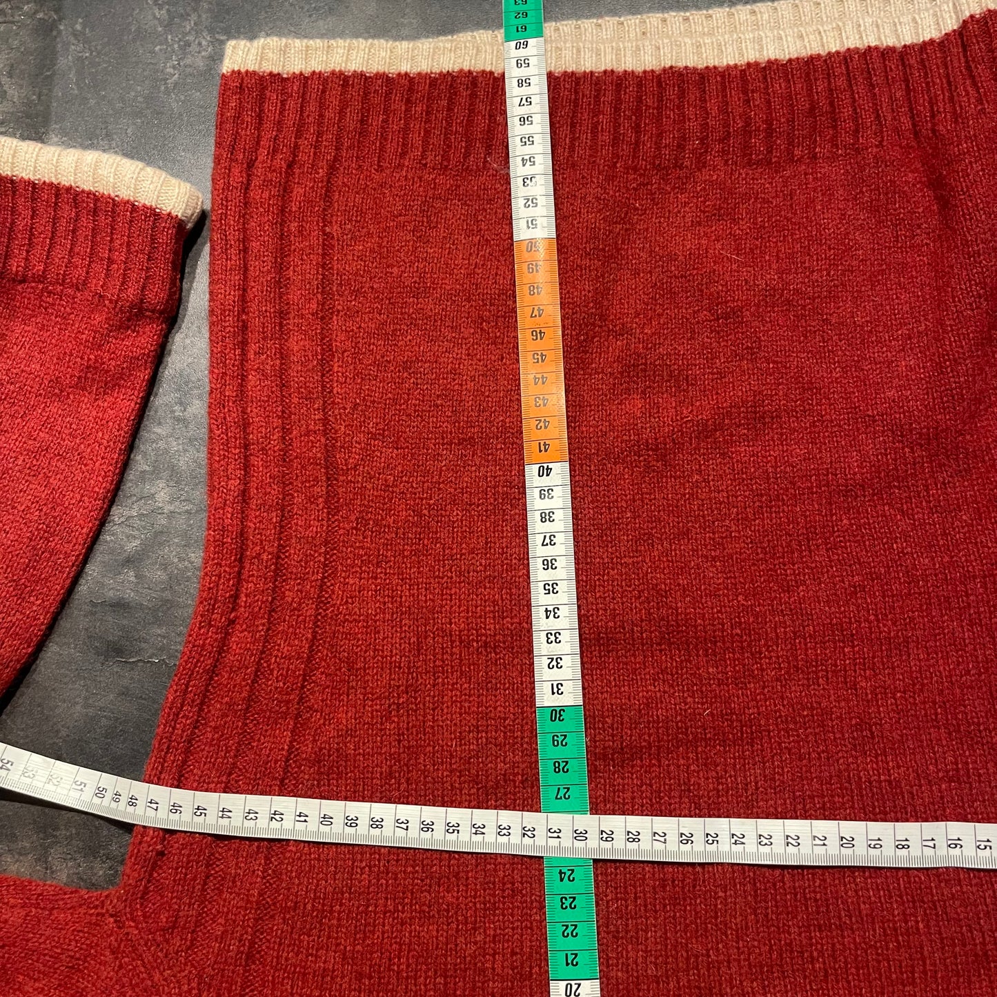 100% Wolle Pullover von Fjällräven ( Damen M ) rot