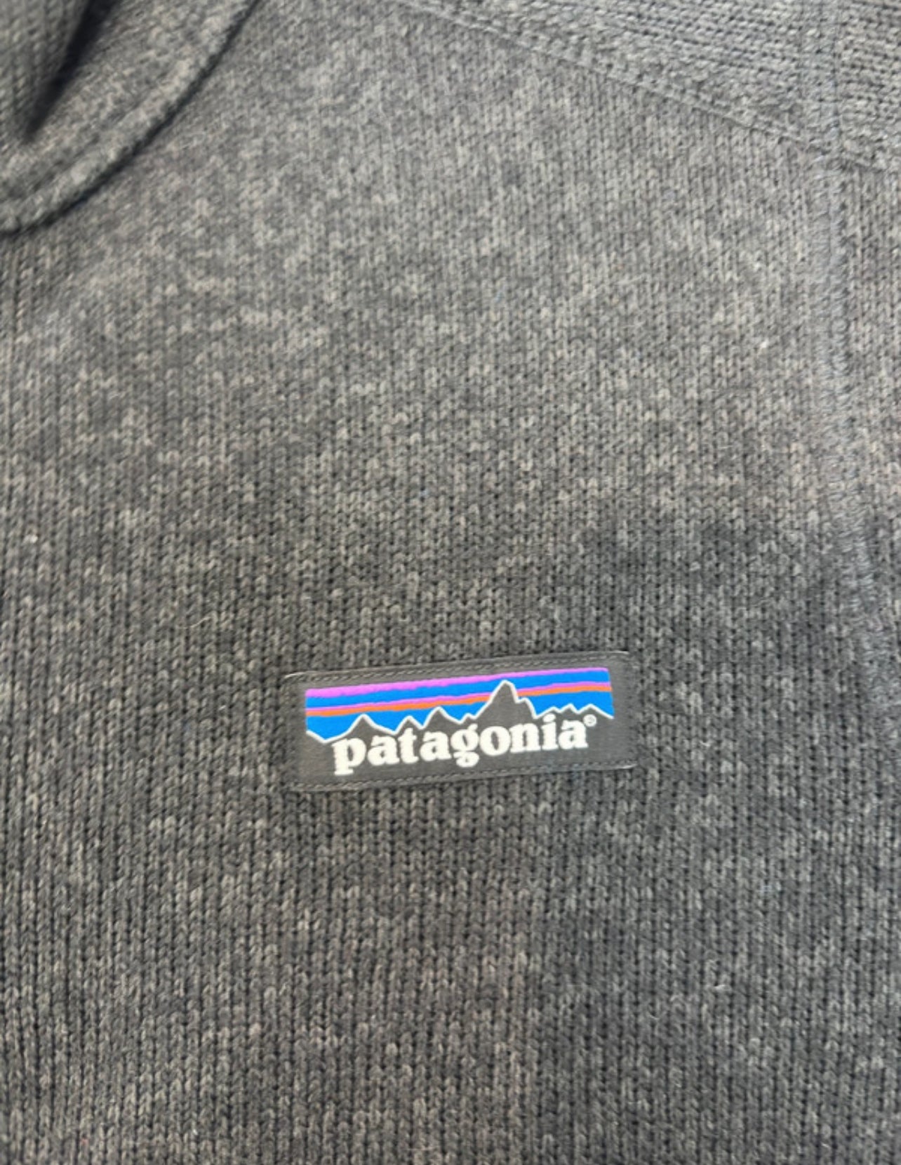 Strickoptik Fleece Weste von Patagonia (XS Damen) Better Sweater schwarz