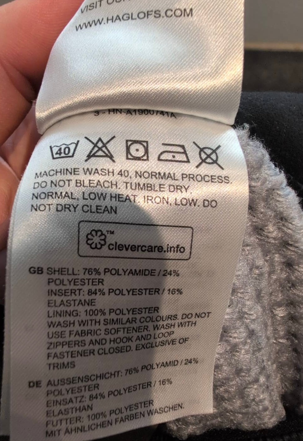 Weste Haglöfs (M Damen) Hybrid Midlayer schwarz