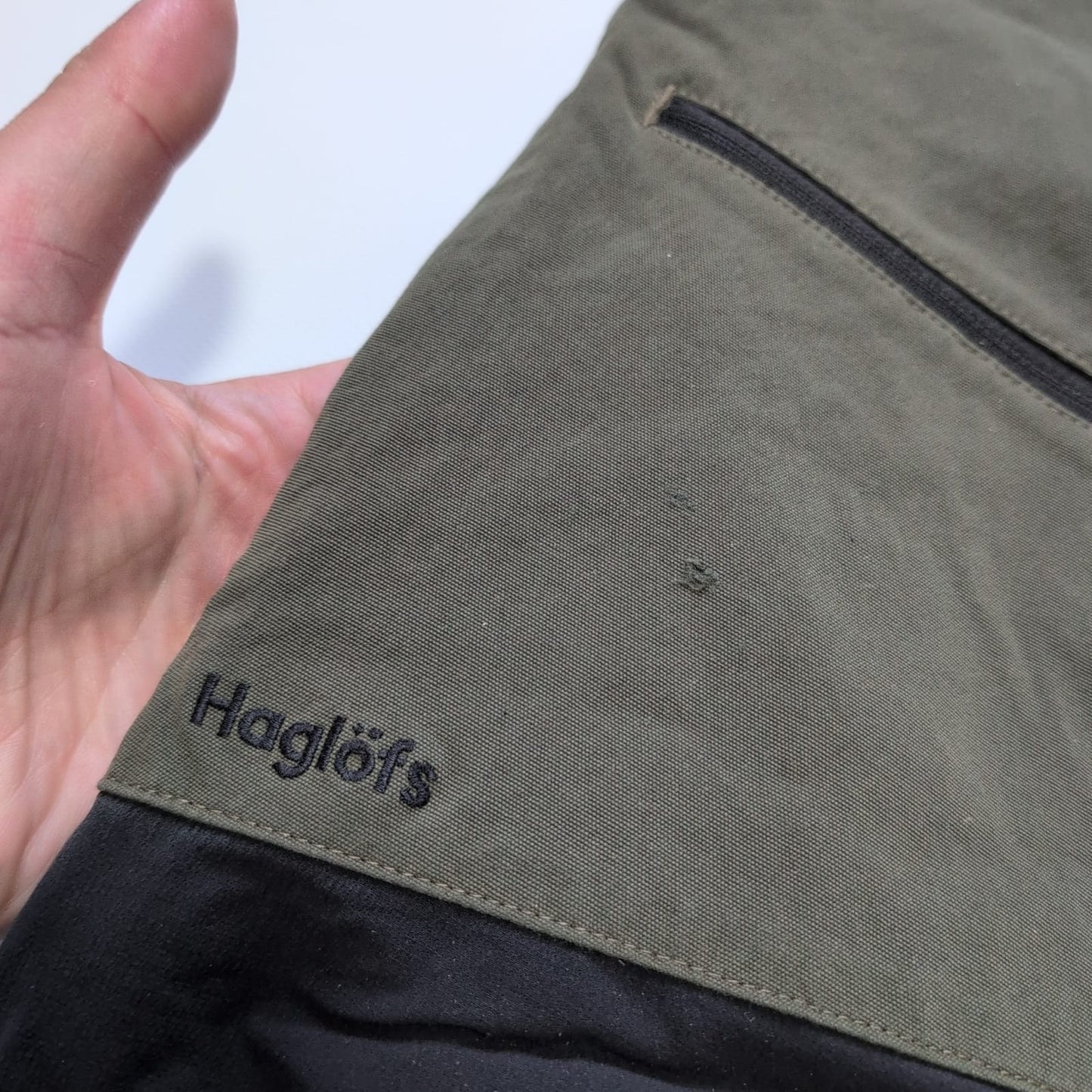 Touren Hose von Haglöfs (M Herren) grau schwarz