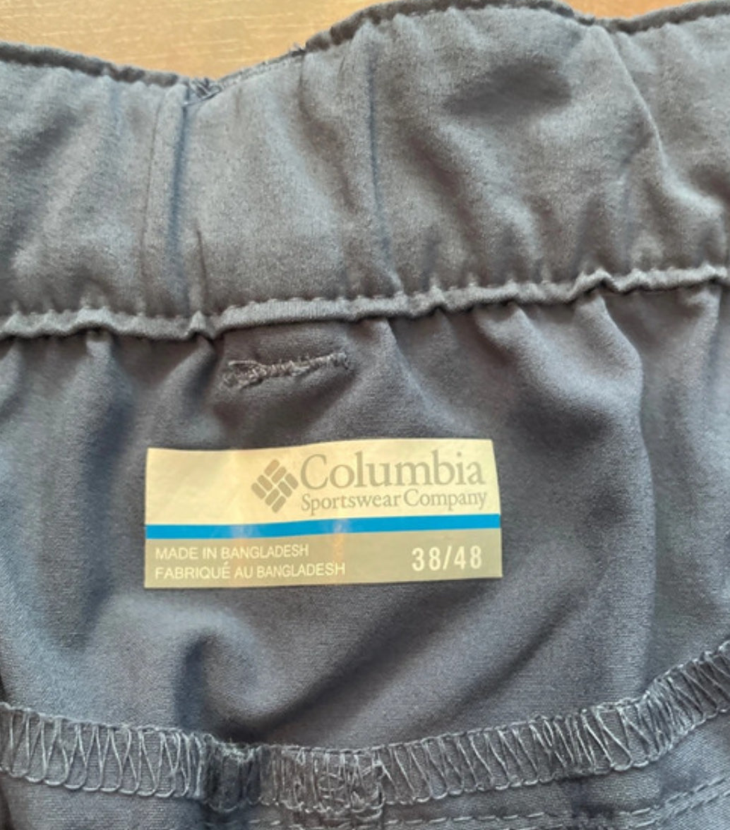 Kurze Hose von Columbia (L Herren /XL Damen) Shorts Stretch blau