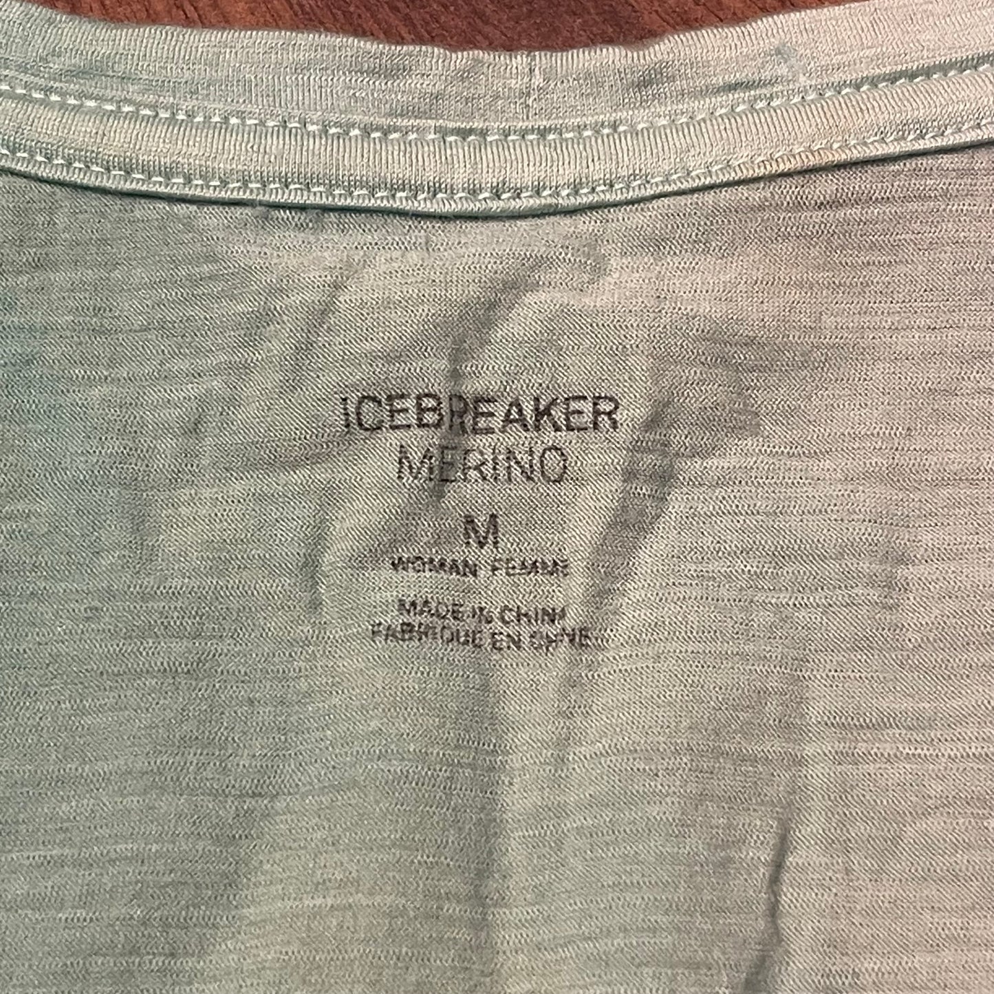 Tank Top ( M ) von Icebreaker 100% Merino Sport Shirt türkis