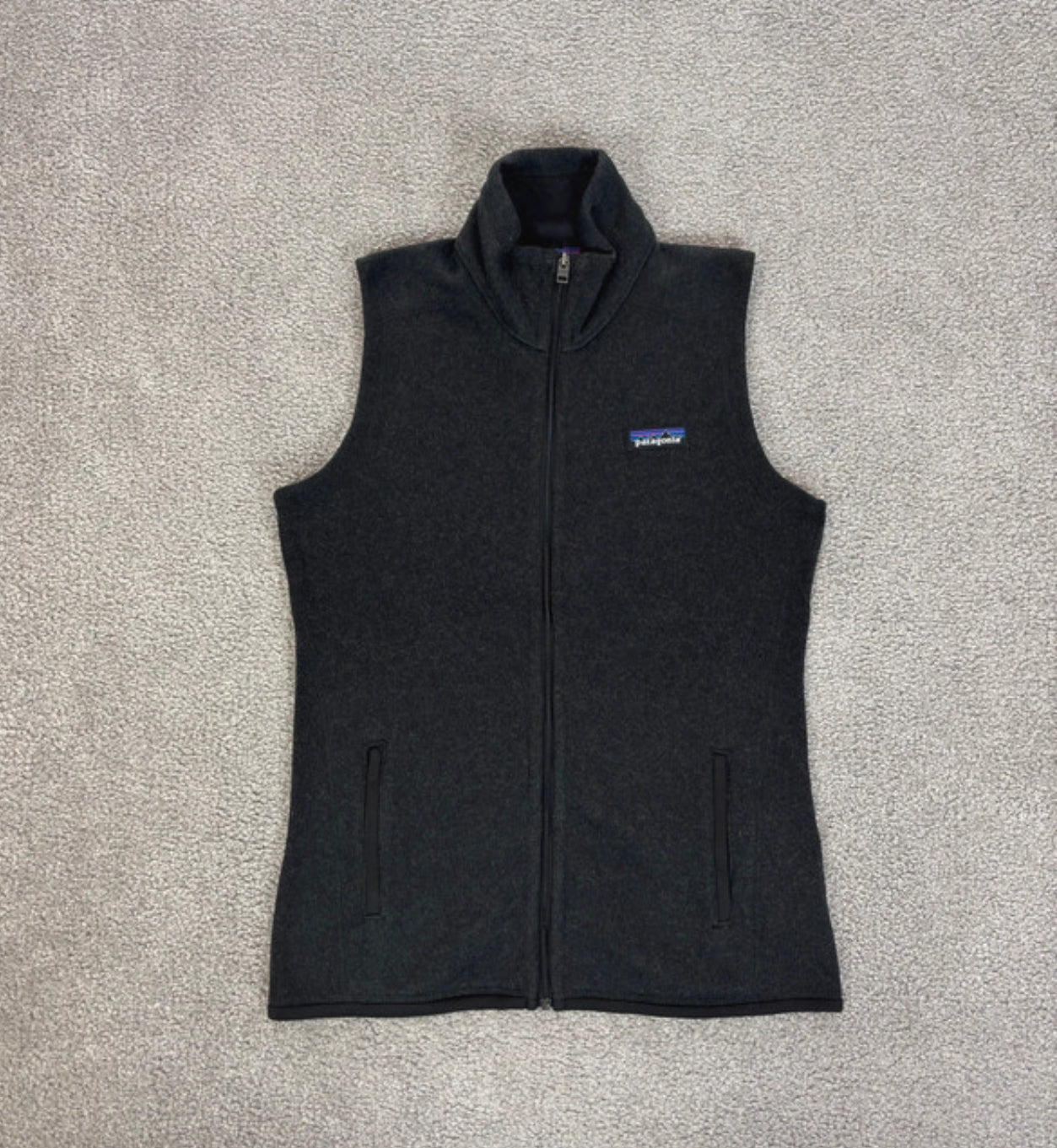 Strickoptik Fleece Weste von Patagonia (XS Damen) Better Sweater schwarz